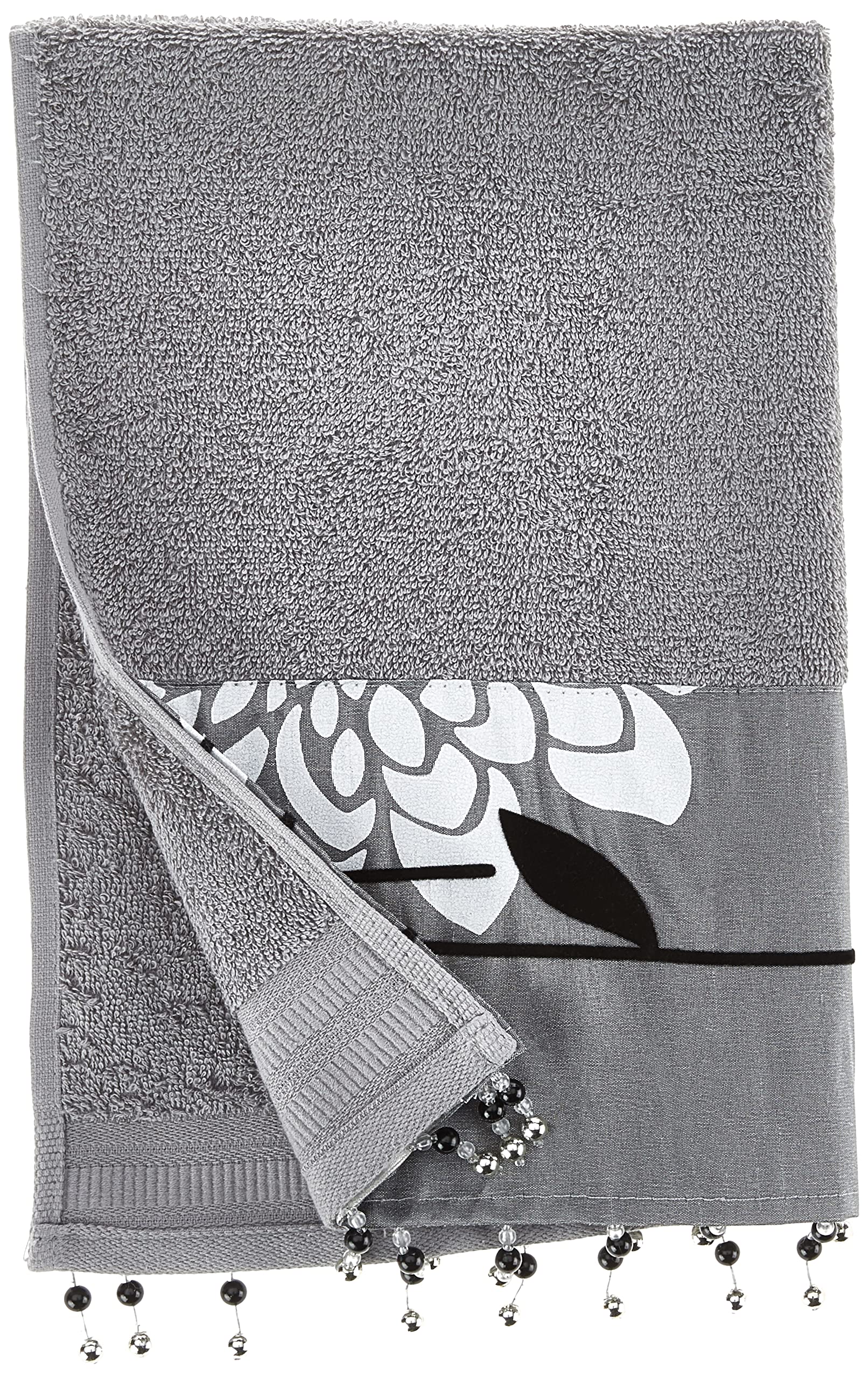 Popular Bath Bath Towels, Erica Collection, 3-Piece Set, Grey