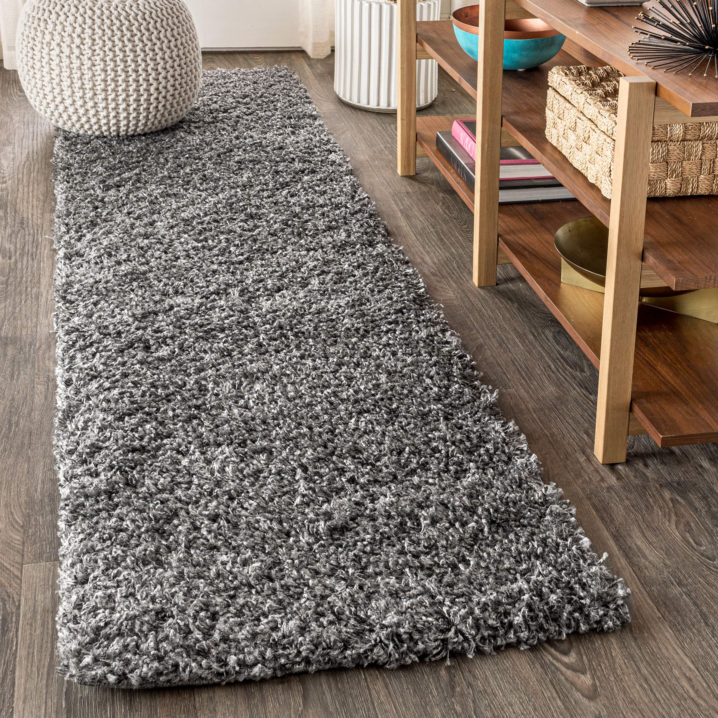 JONATHAN Y MCR106B-28 Mercer Shag Plush Indoor Area-Rug Contemporary Modern Bohemian Glam Solid Easy-Cleaning High Traffic Bedro