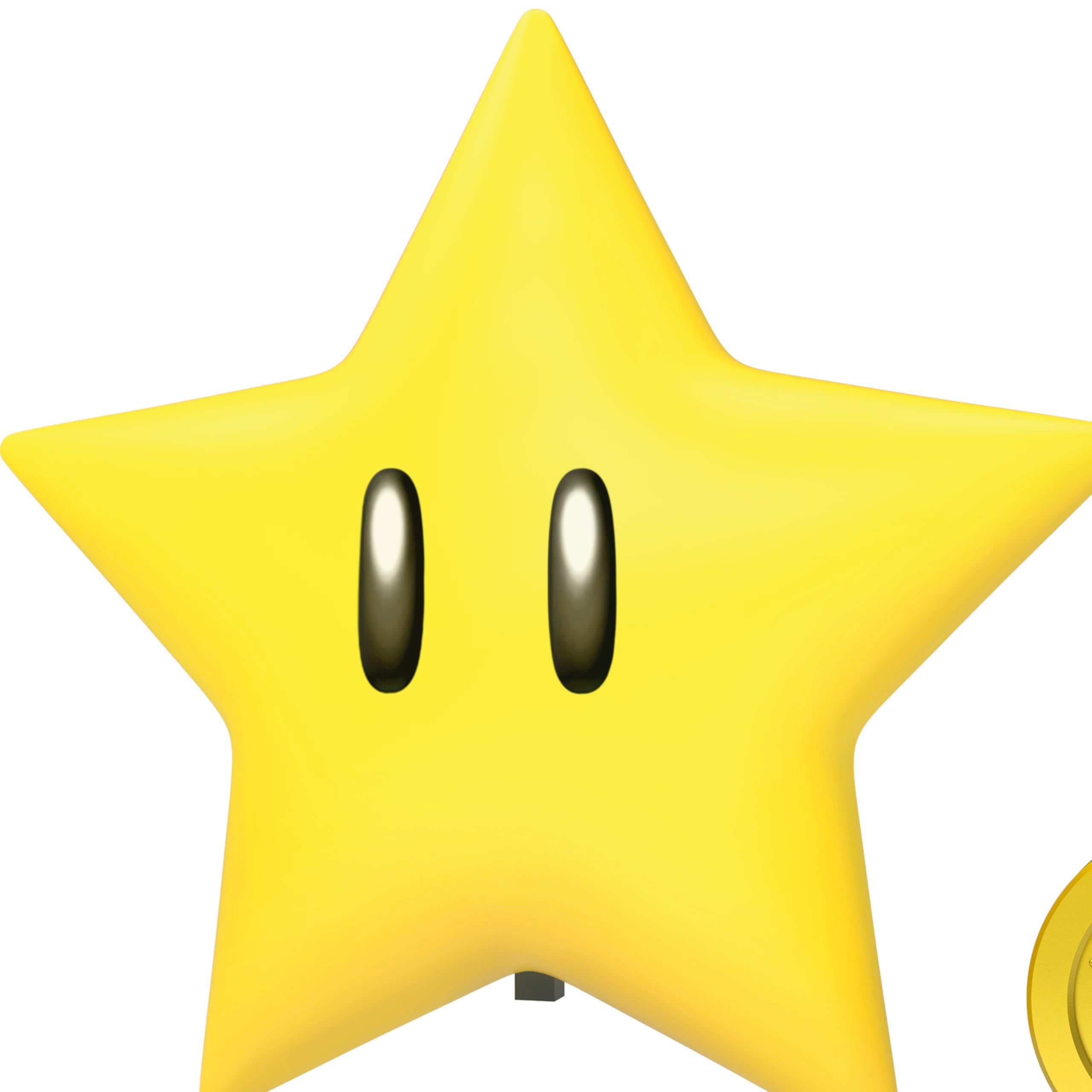 Hallmark Keepsake Christmas Tree Topper 2025, Nintendo Super Mario Super Star with Light and Sound, Gifts for Gamers