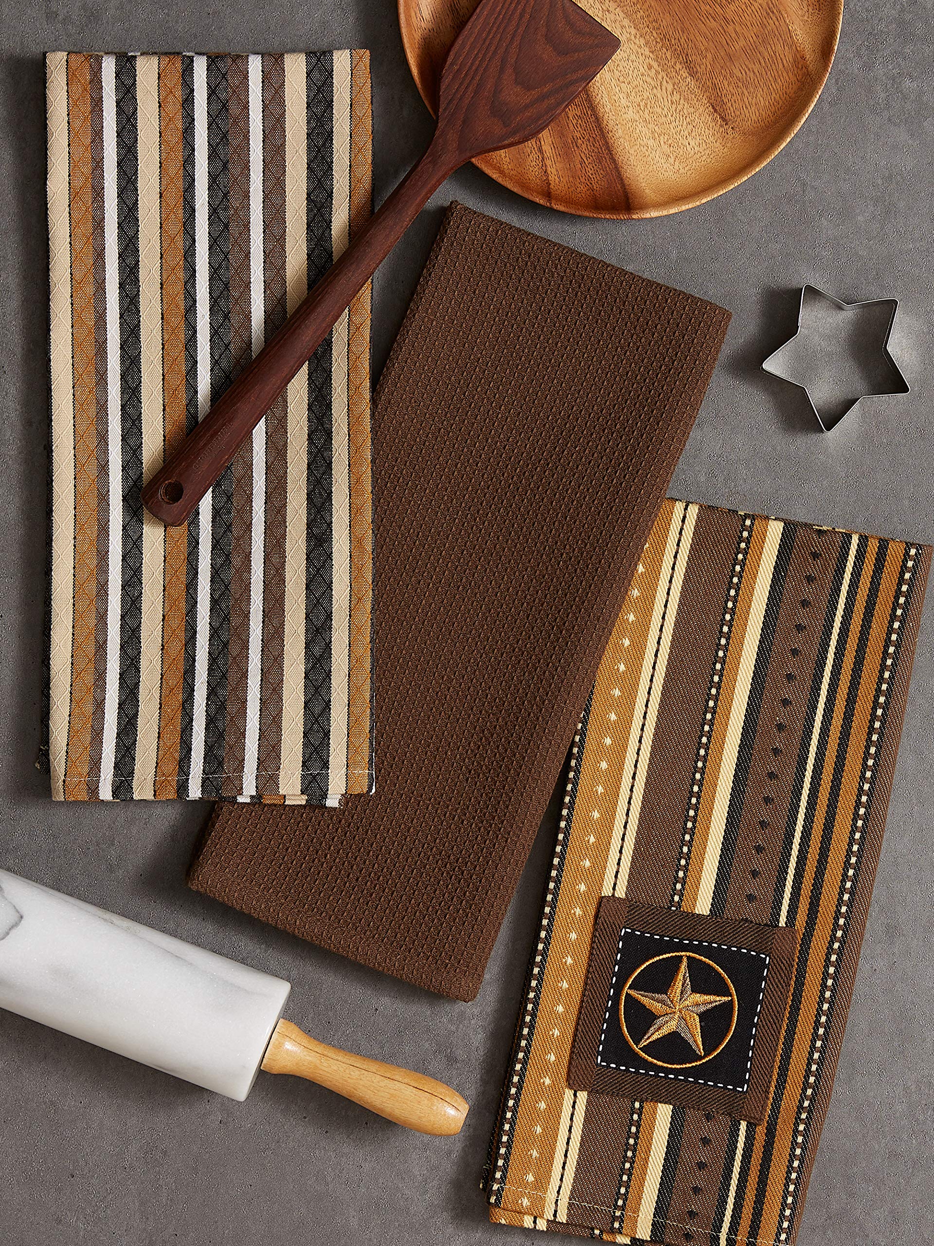 DII Applique Star Dishtowel(Set of 3)