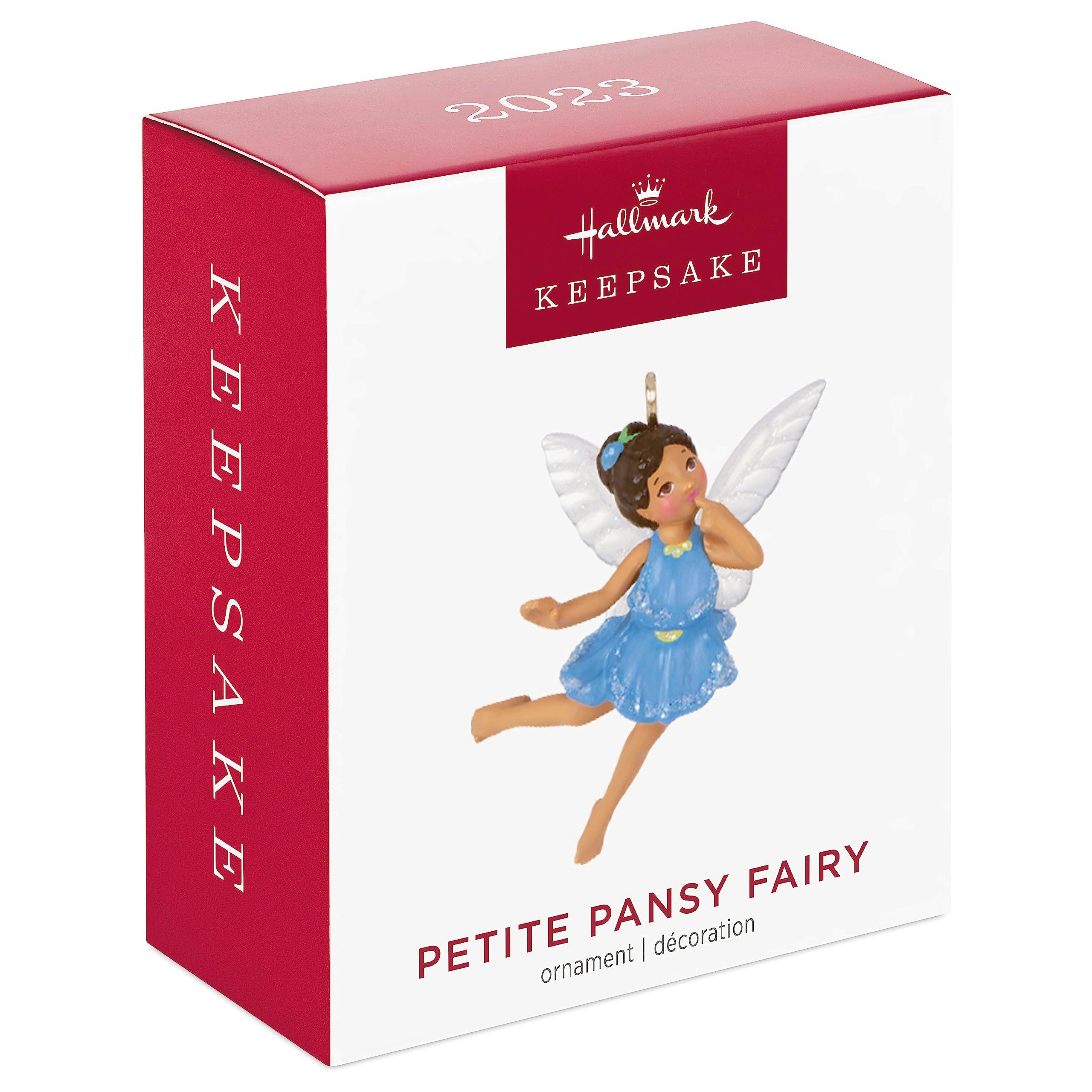 Hallmark Keepsake 1.125 Miniature Christmas Ornament 2023, Mini Petite Pansy Fairy