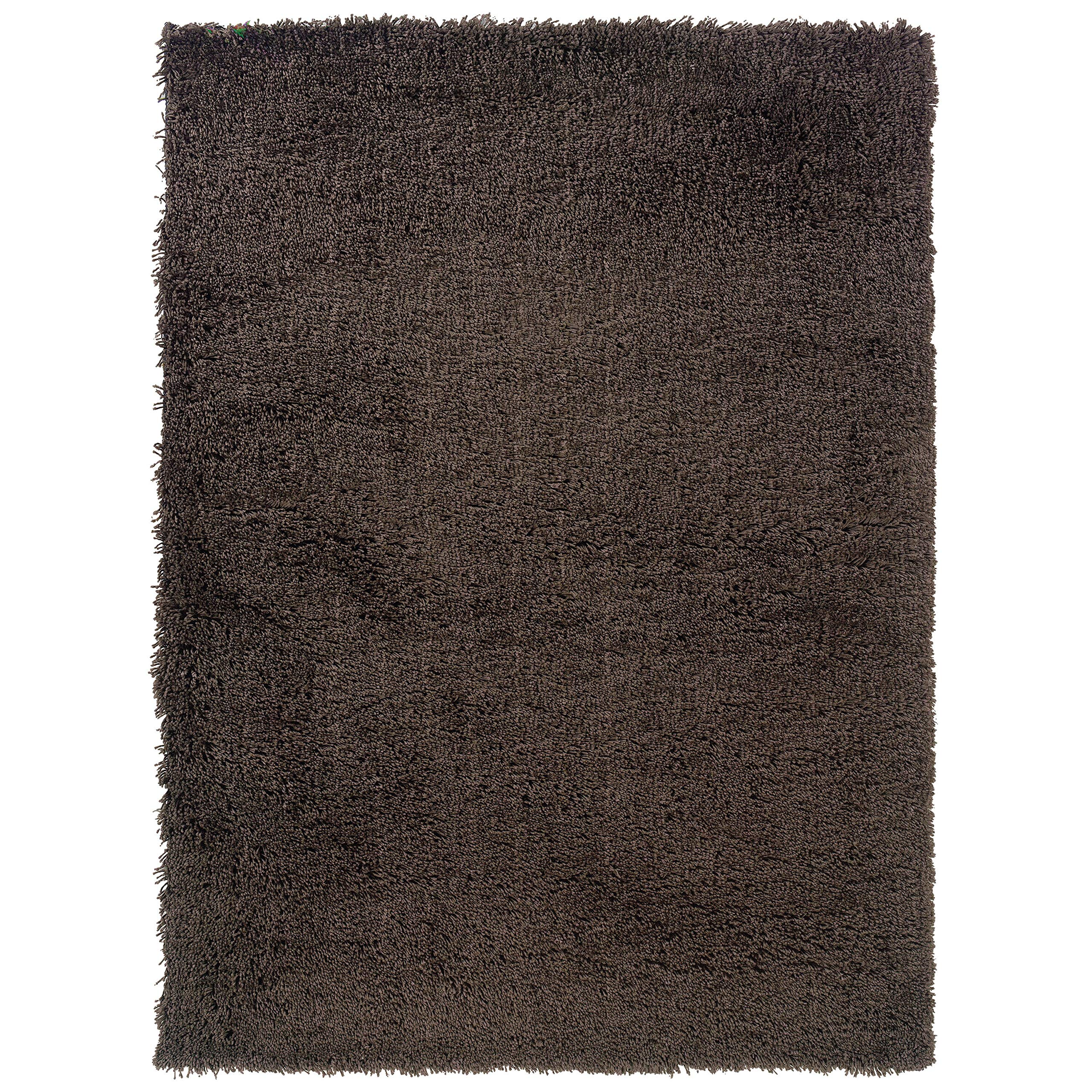 Trio Space Dyed Brown & Turquoise 5x7, Rug
