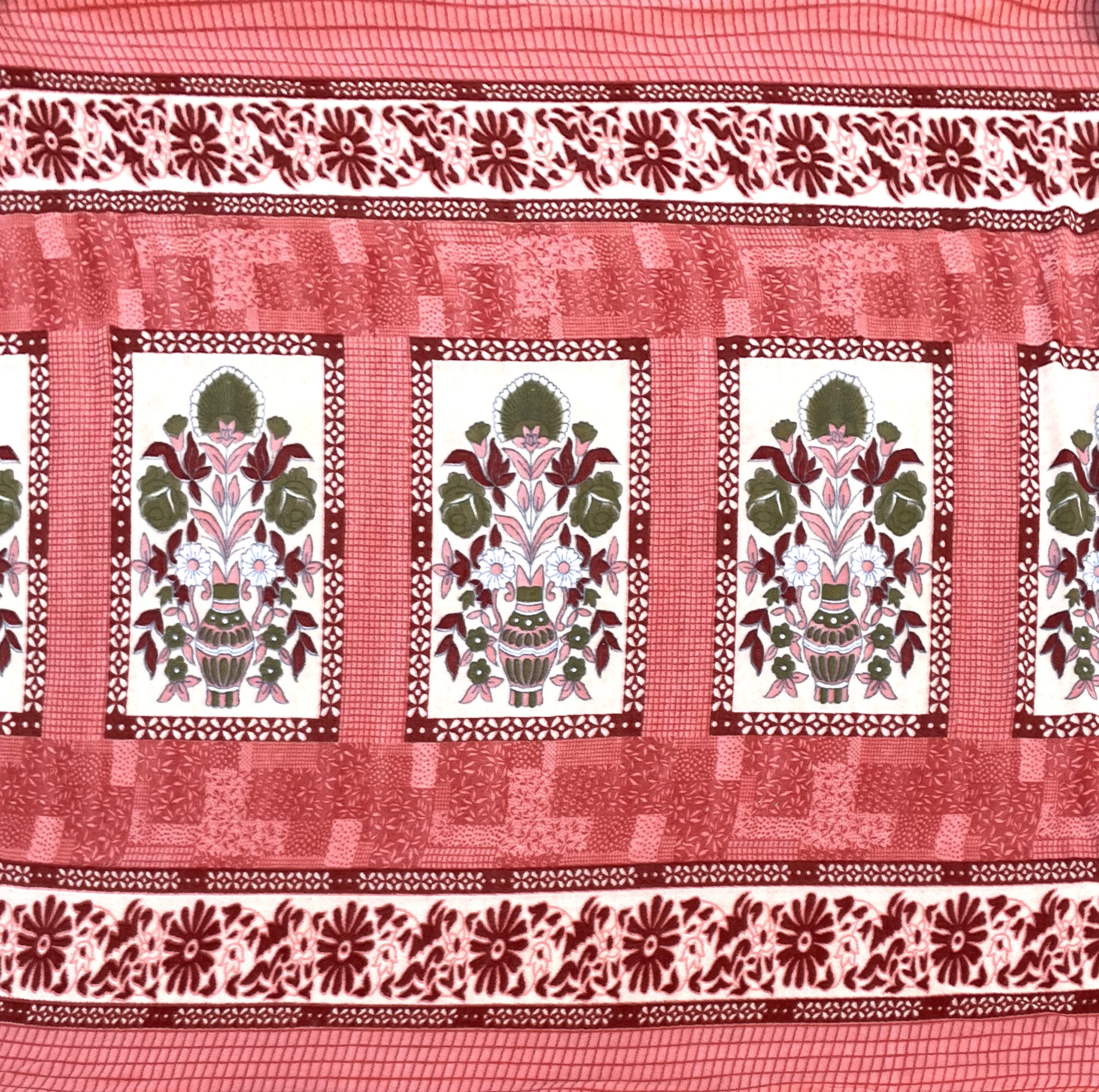 Morado Woolen Heavy Warm Fleece Double Bedsheet With Two Pillow Covers With Zipper For Winters (90X100 Inches, Peach)