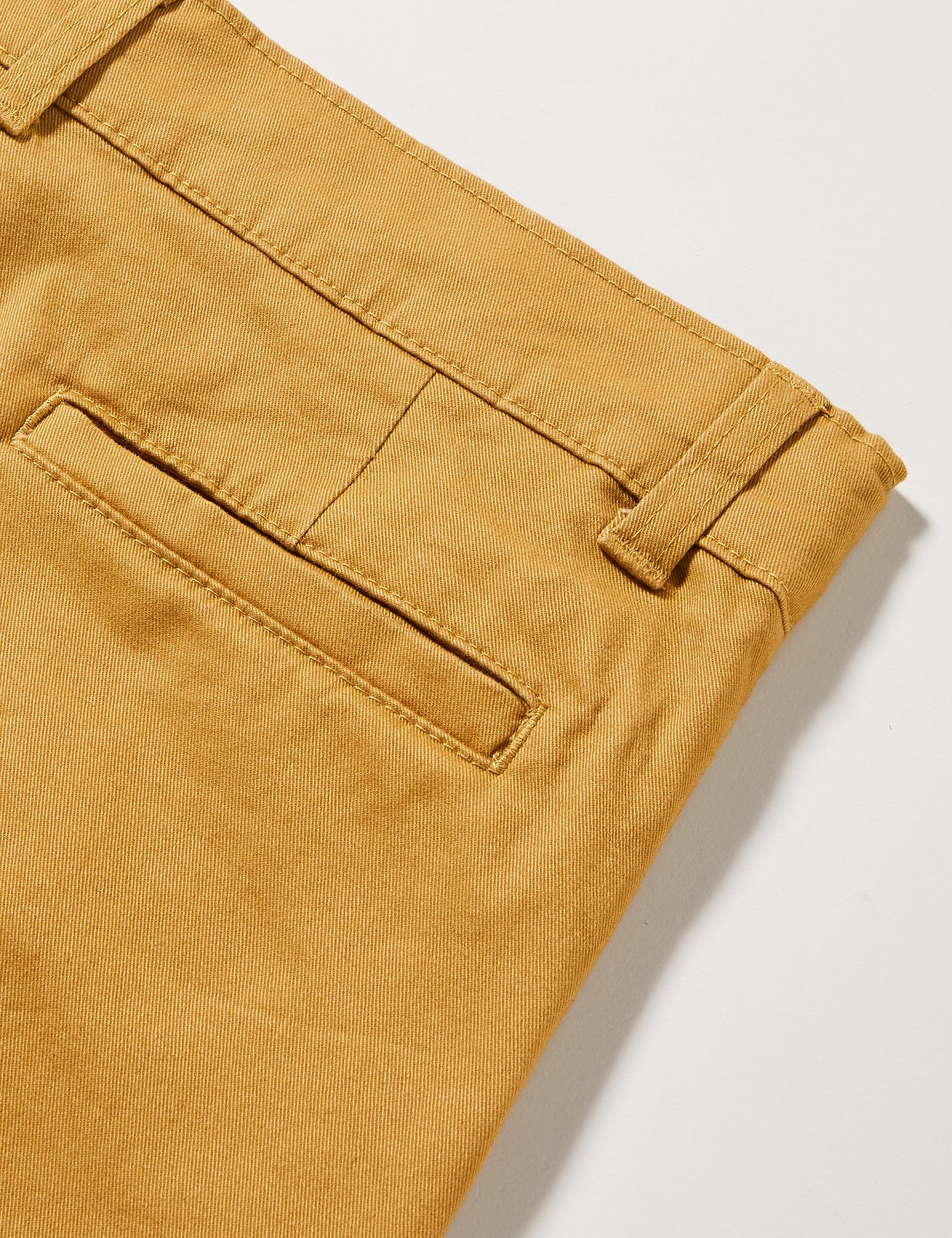 Amazon Essentials Boys Uniform Woven Flat-Front Shorts, Pack Of 3, Dark Khaki Brown, 14