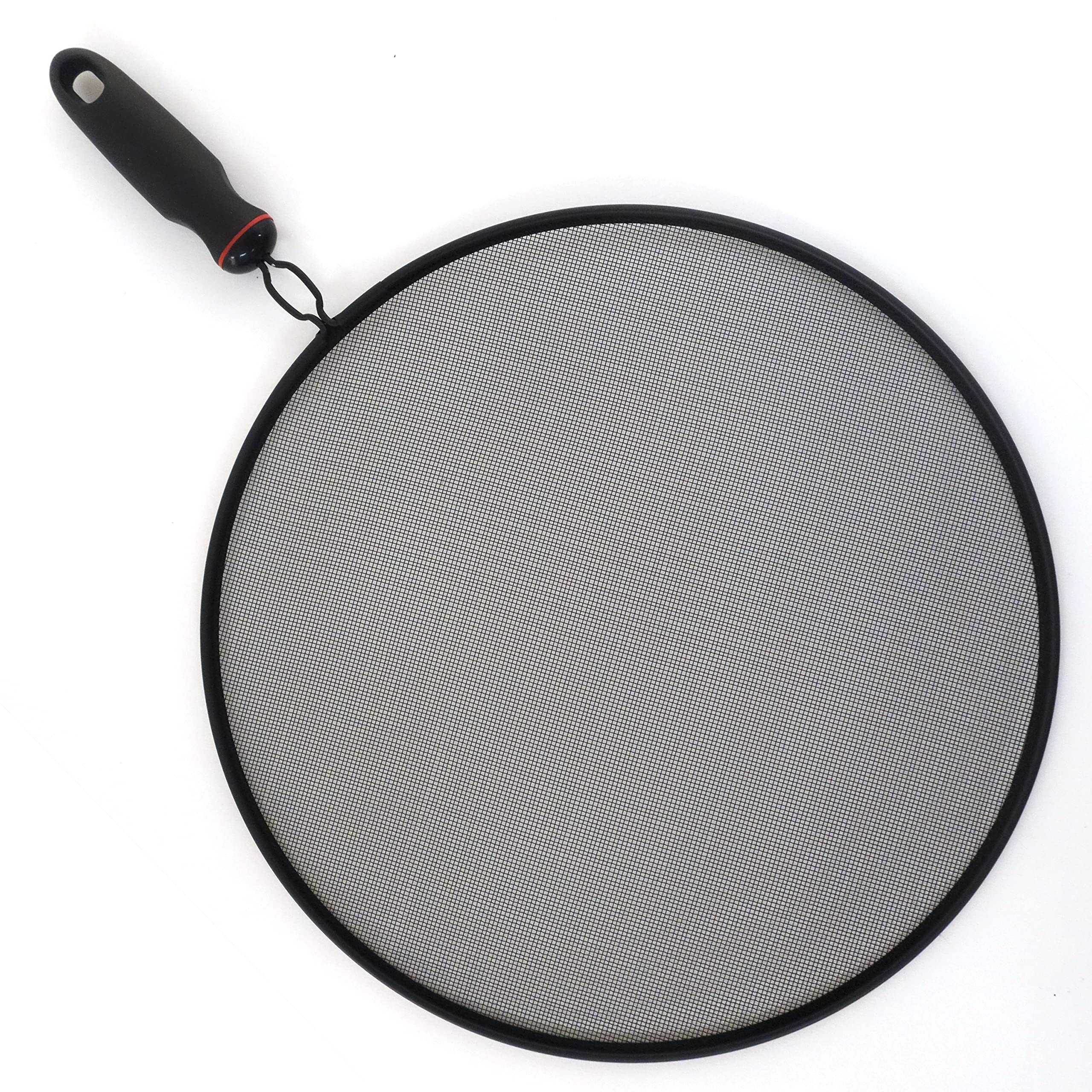 Norpro Grip-Ez Nonstick 13 Inch Strainer Splatter Screen, 13In/33Cm, Black