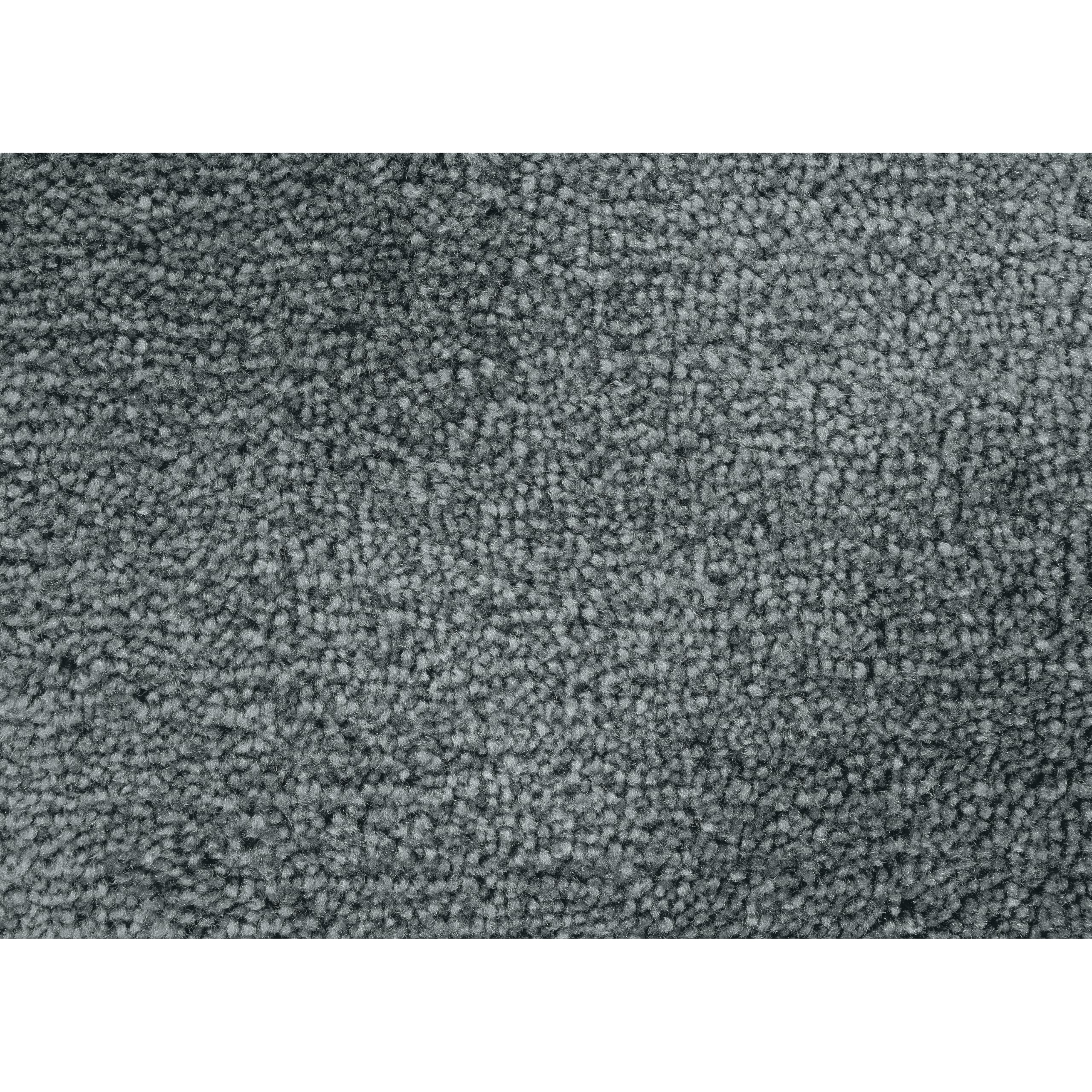 Garland Rug Traditional Nylon Washable Dark Gray 3 Bath Rugs (17 X 24, 21 X 34, 21 X 34) - Soft, Absorbent, And Styl