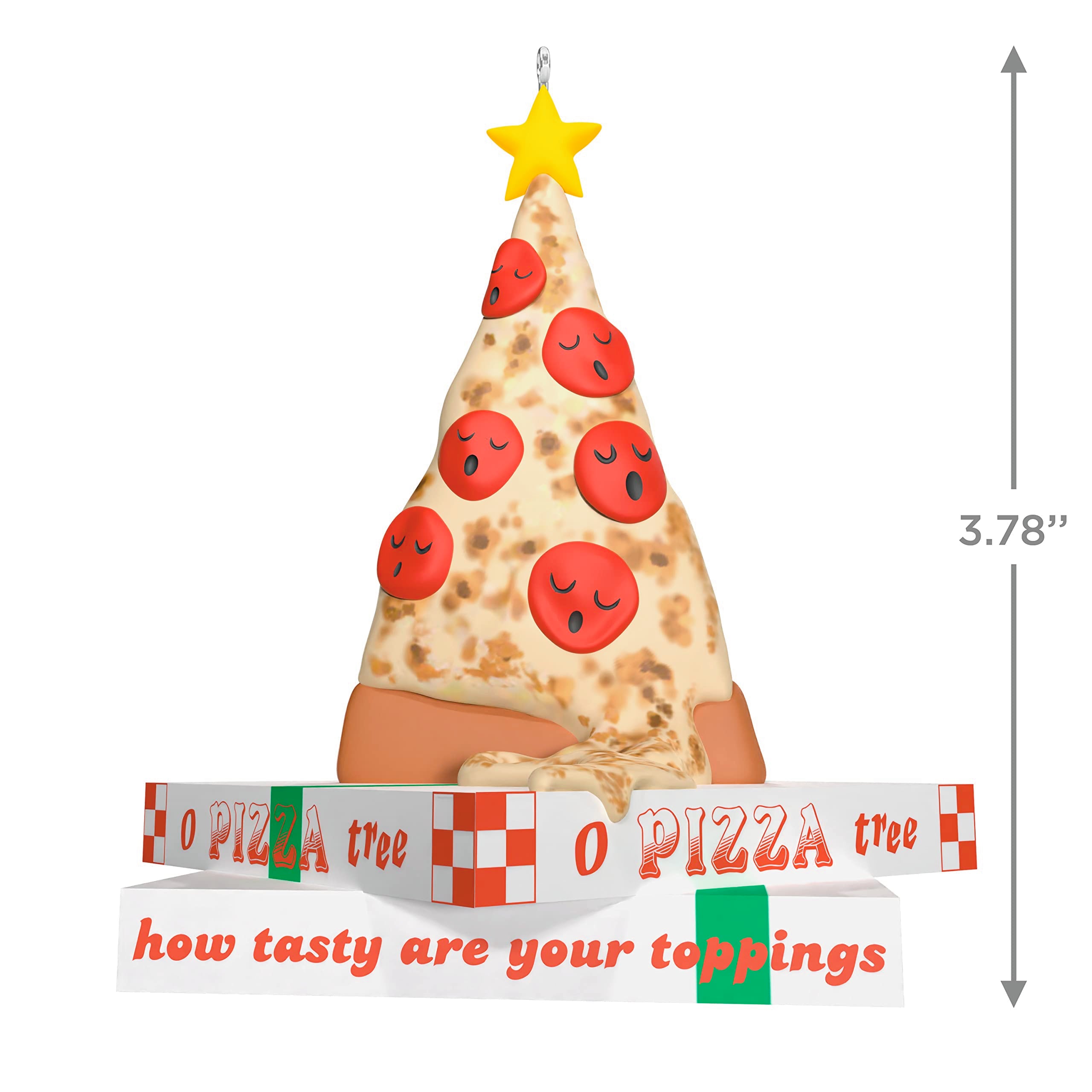 Hallmark Keepsake Christmas Ornament 2023, O Pizza Tree, Funny Ornament, Food Gifts