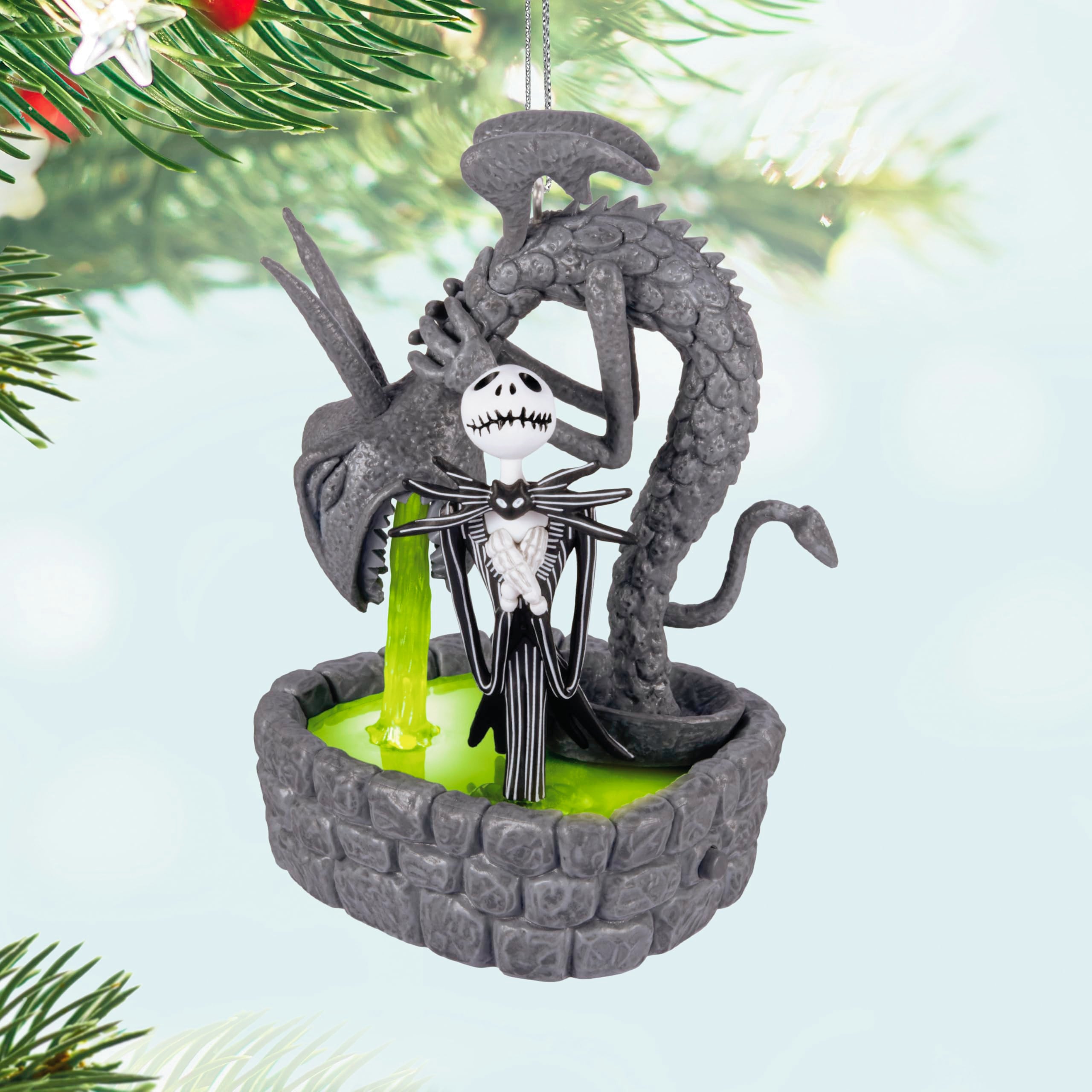 Hallmark Keepsake Christmas Ornament 2025, Disney Tim Burton s The Nightmare Before Christmas This is Halloween with Light, Gift