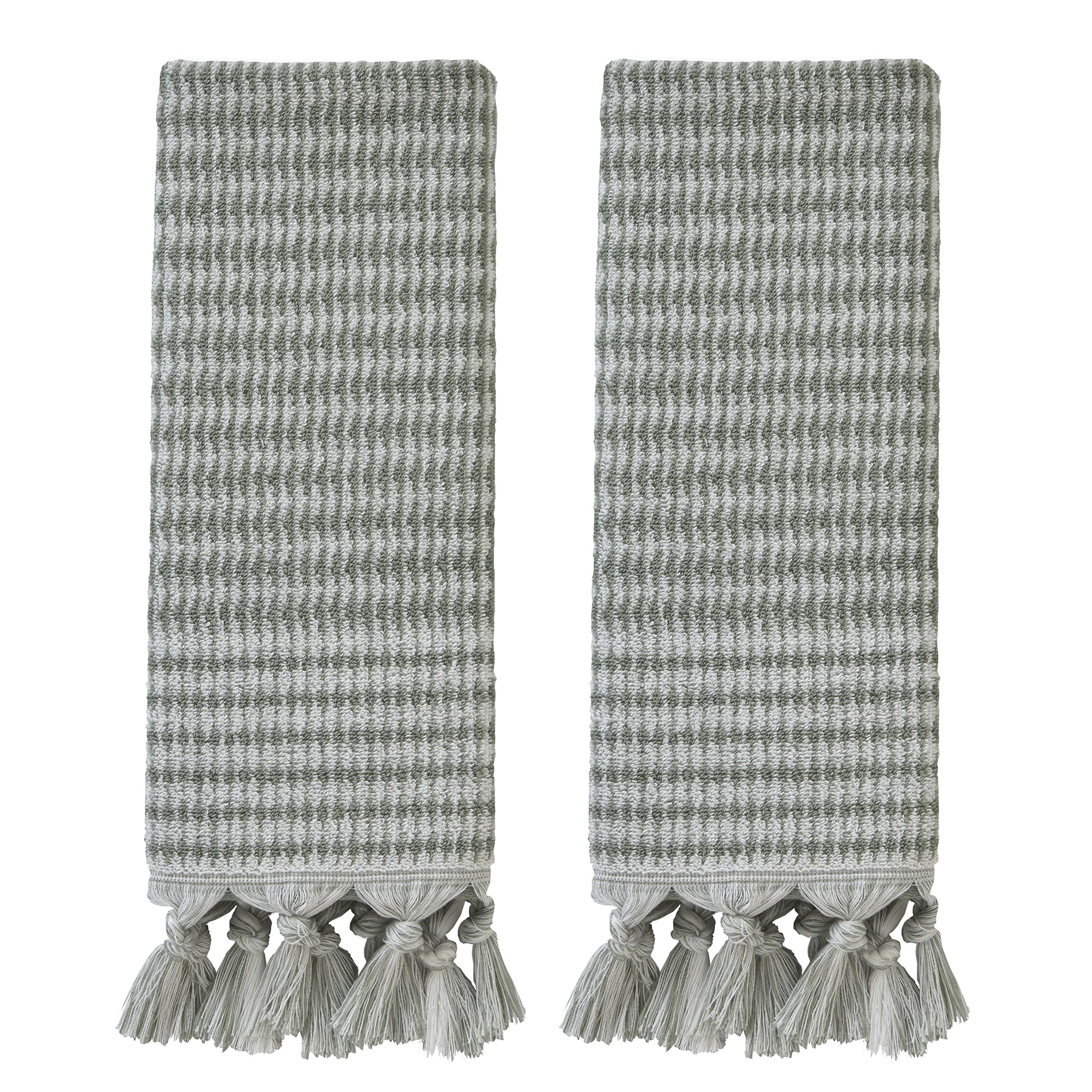 Skl Home Longborough Hand Towel (2-Pack), Sage