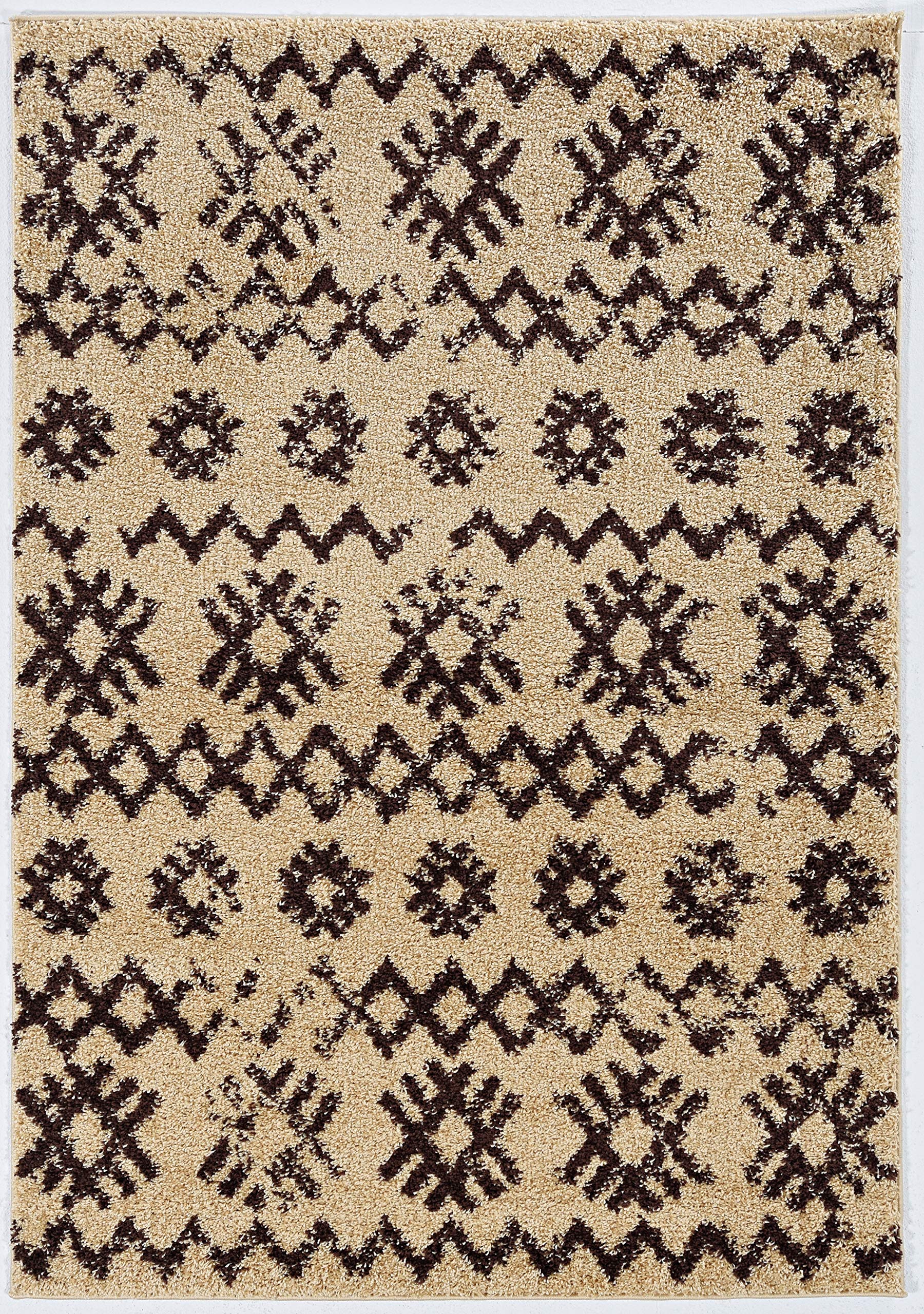 Moroccan Mekenes Camel & Brown 3x5, Rug