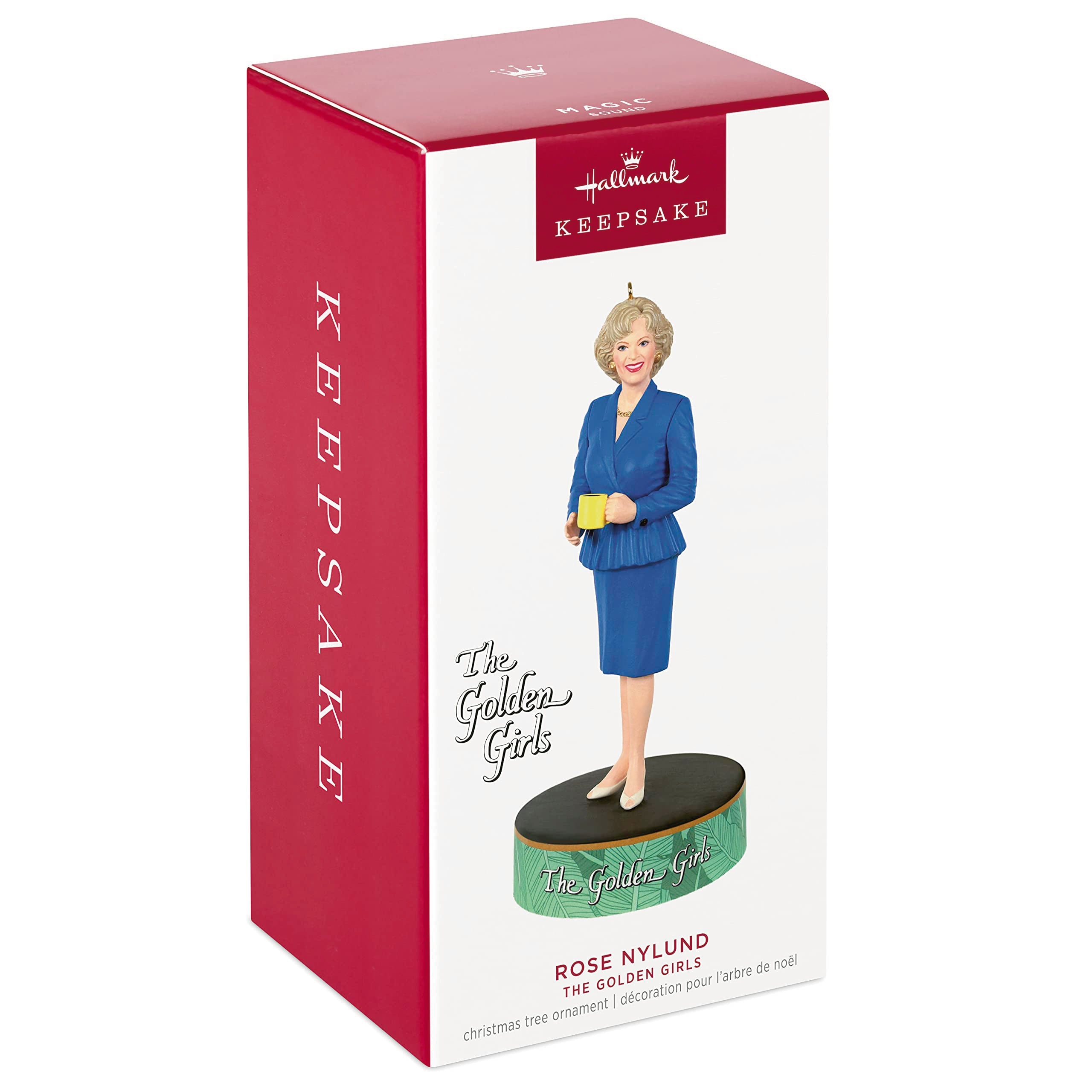 Hallmark Keepsake Christmas Ornament, The Golden Girls Rose Nylund Ornament With Sound, TV Show Gifts