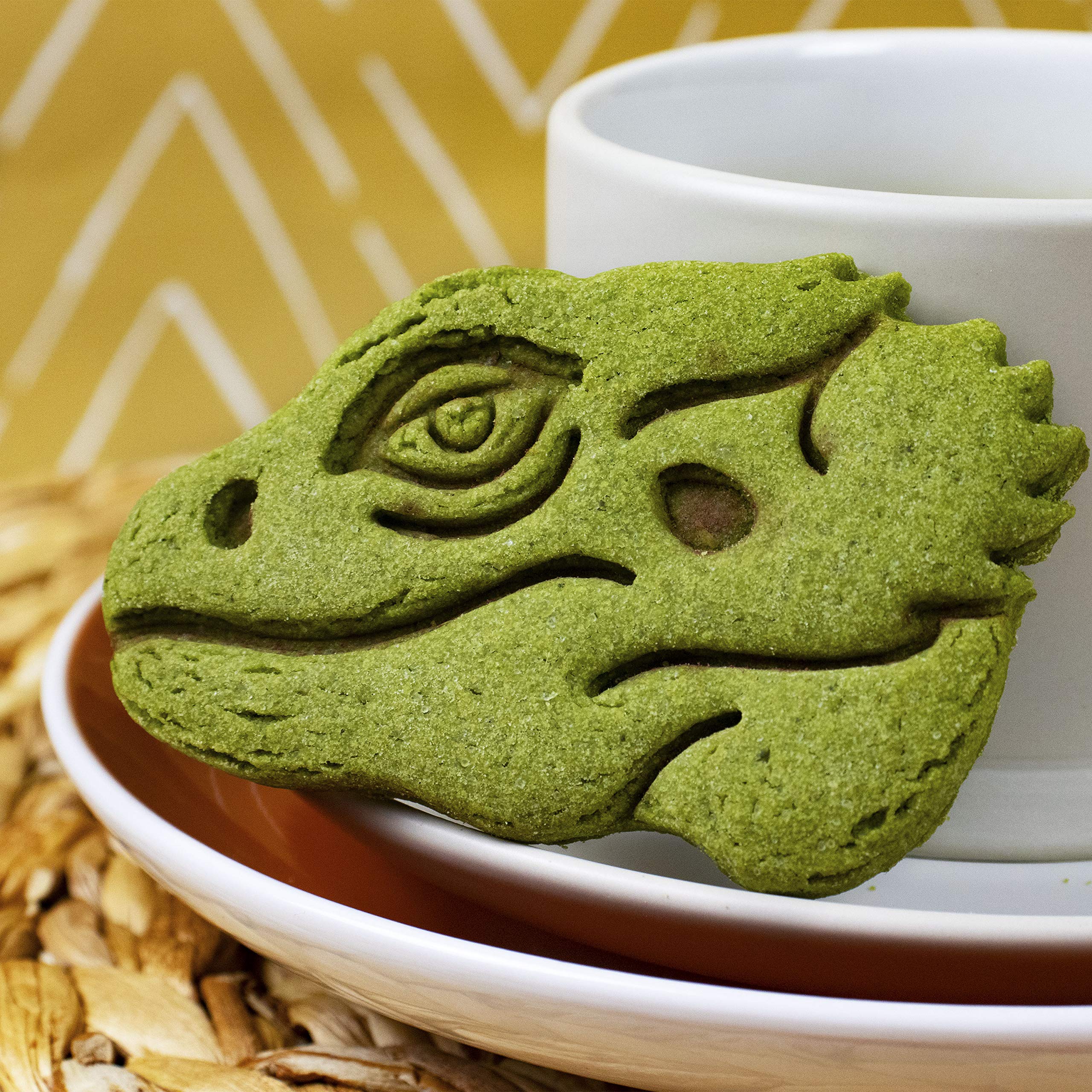 Set Of 2 Pogona Bearded Dragon Cookie Cutters (Designs: Body And Face), 2 Pieces - Bakerlogy