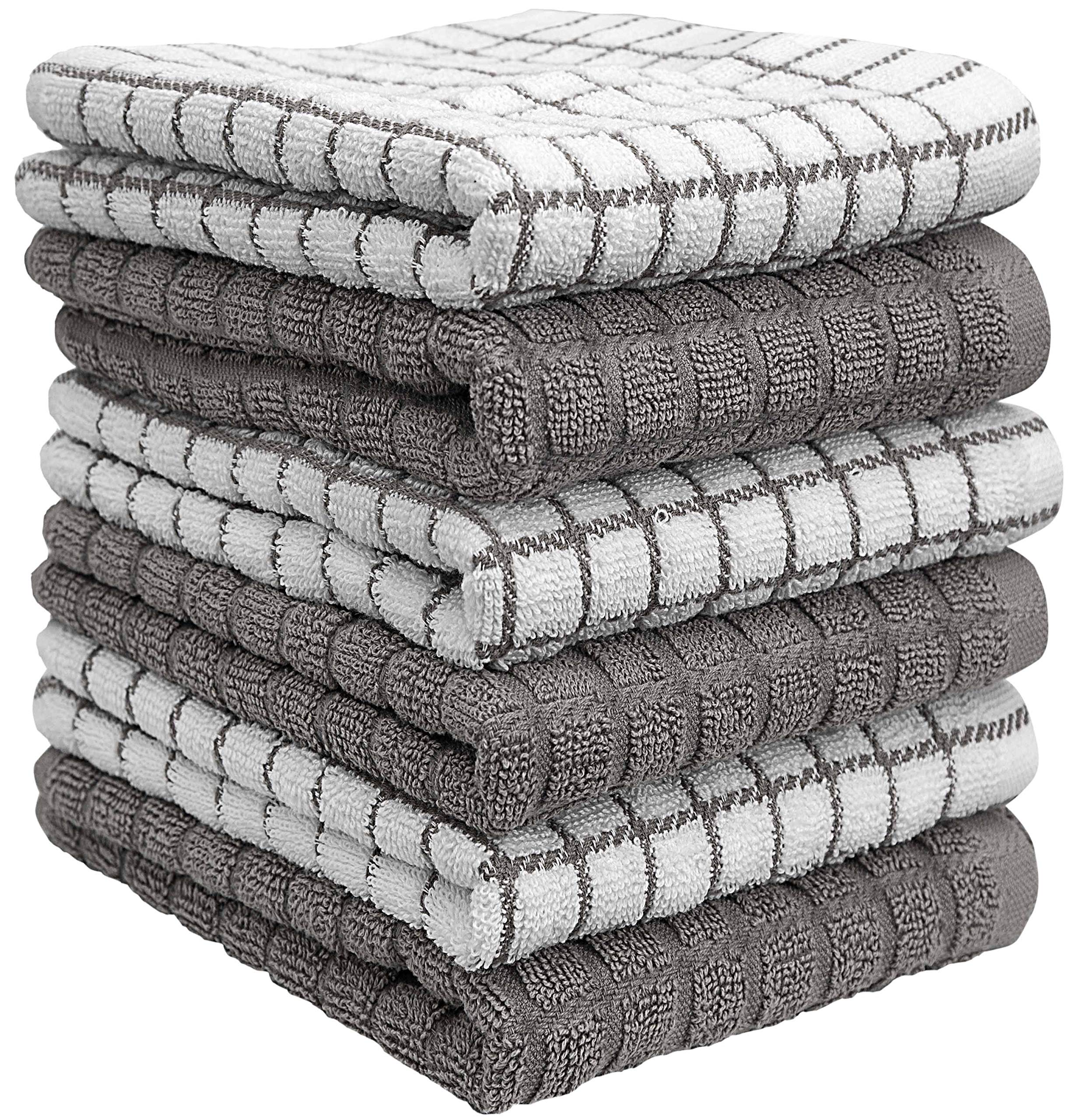 Kitchen Towels 16''X 28'' | Dish Towels | Kitchen Hand Towels | Large Dishcloths Set | Highly Absorbent Tea Towel, Soft With Han