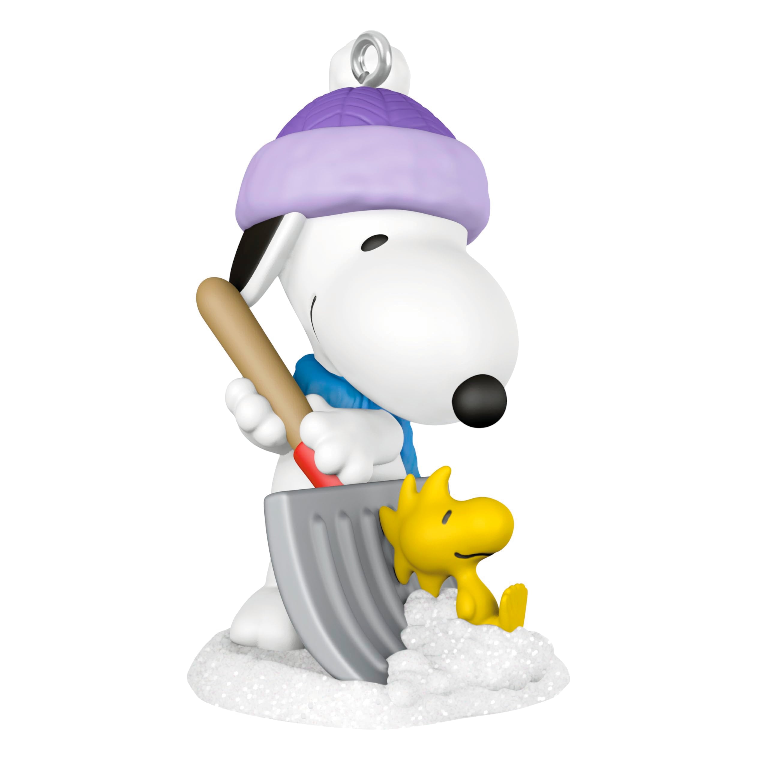 Hallmark Keepsake 1 Mini Christmas Ornament 2025, Peanuts Winter Fun with Snoopy, Gifts for Peanuts Fans