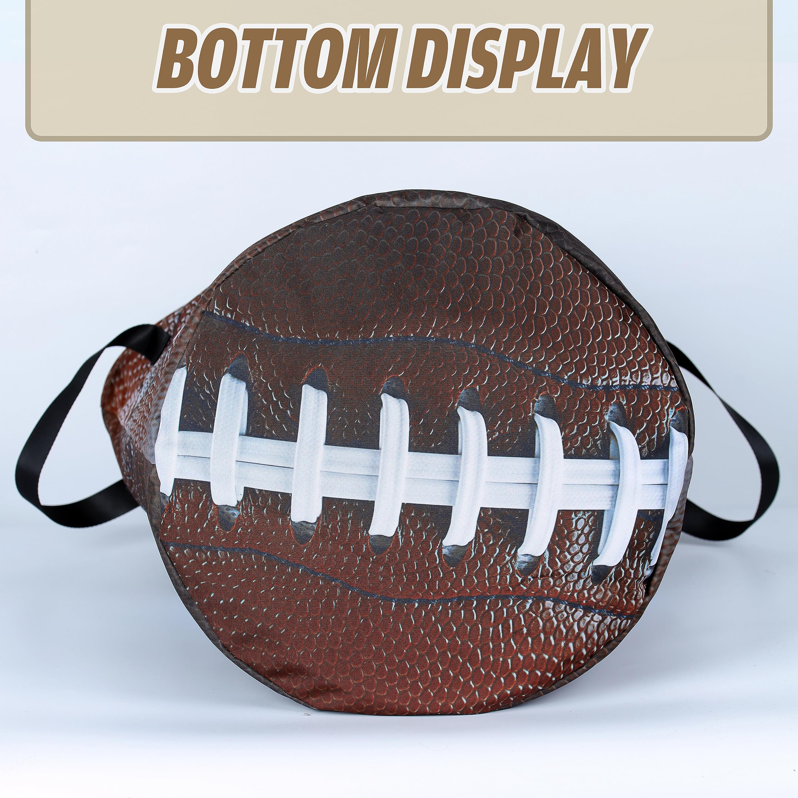 Football Laundry Basket American Ball Foldable Oxford Cloth Funny Tote Bag Laundry Hamper Clothes Storage Bucket Organizer For B