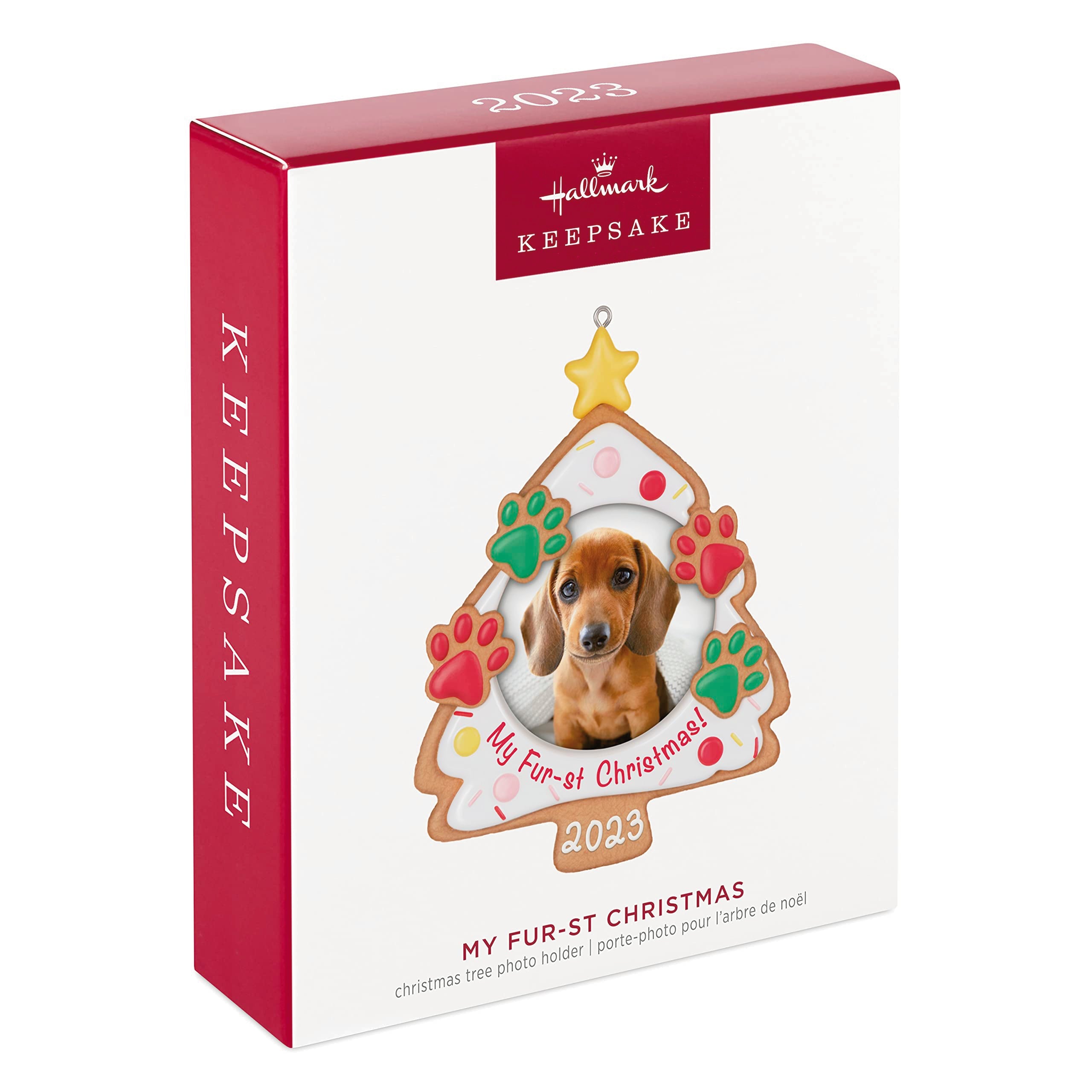 Hallmark Keepsake Christmas Ornament 2023, My Fur-st Christmas Photo Frame, Pet Picture Gifts