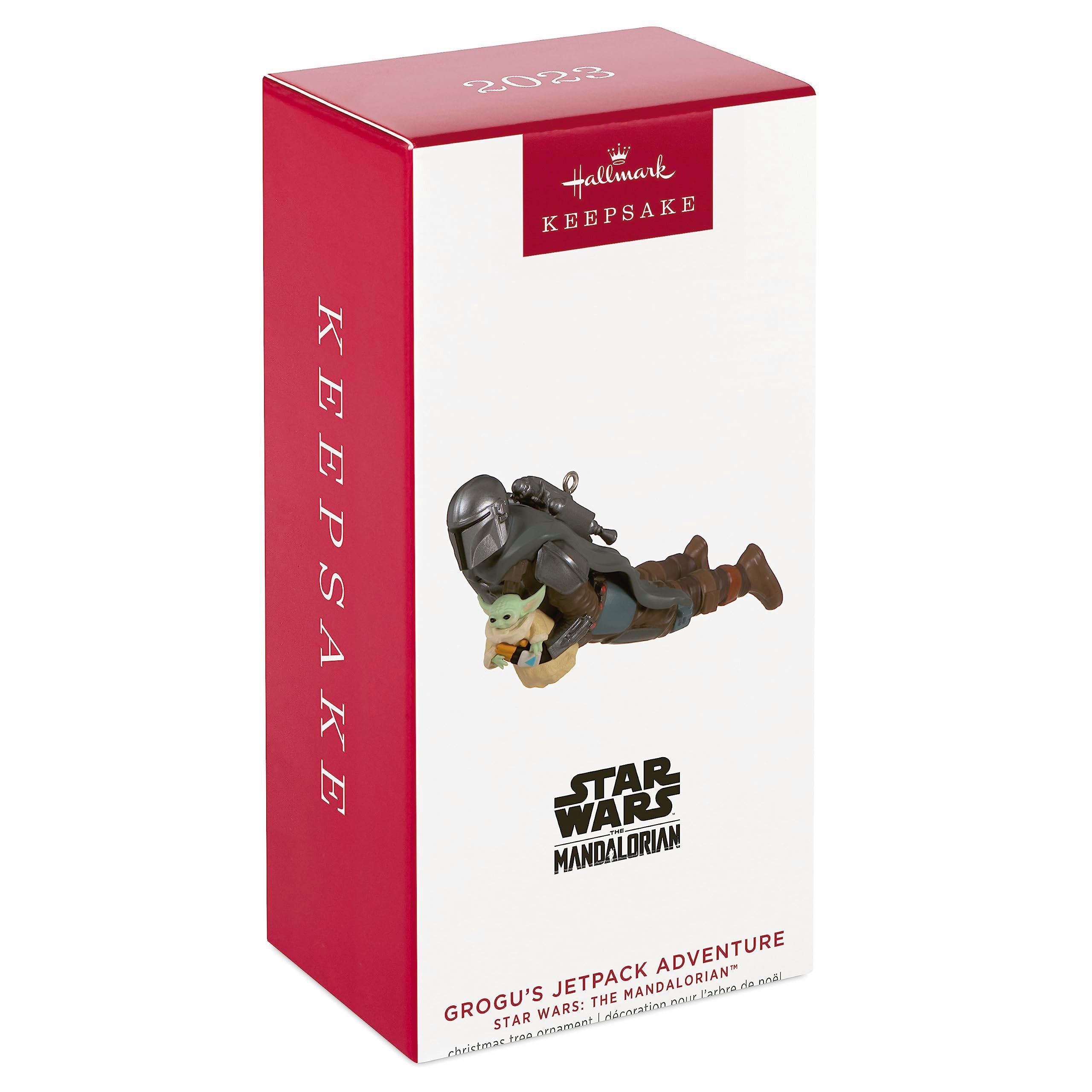 Hallmark Keepsake Christmas Ornament 2023, Star Wars: The Mandalorian Grogu s Jetpack Adventure, Gifts for Star Wars Fans