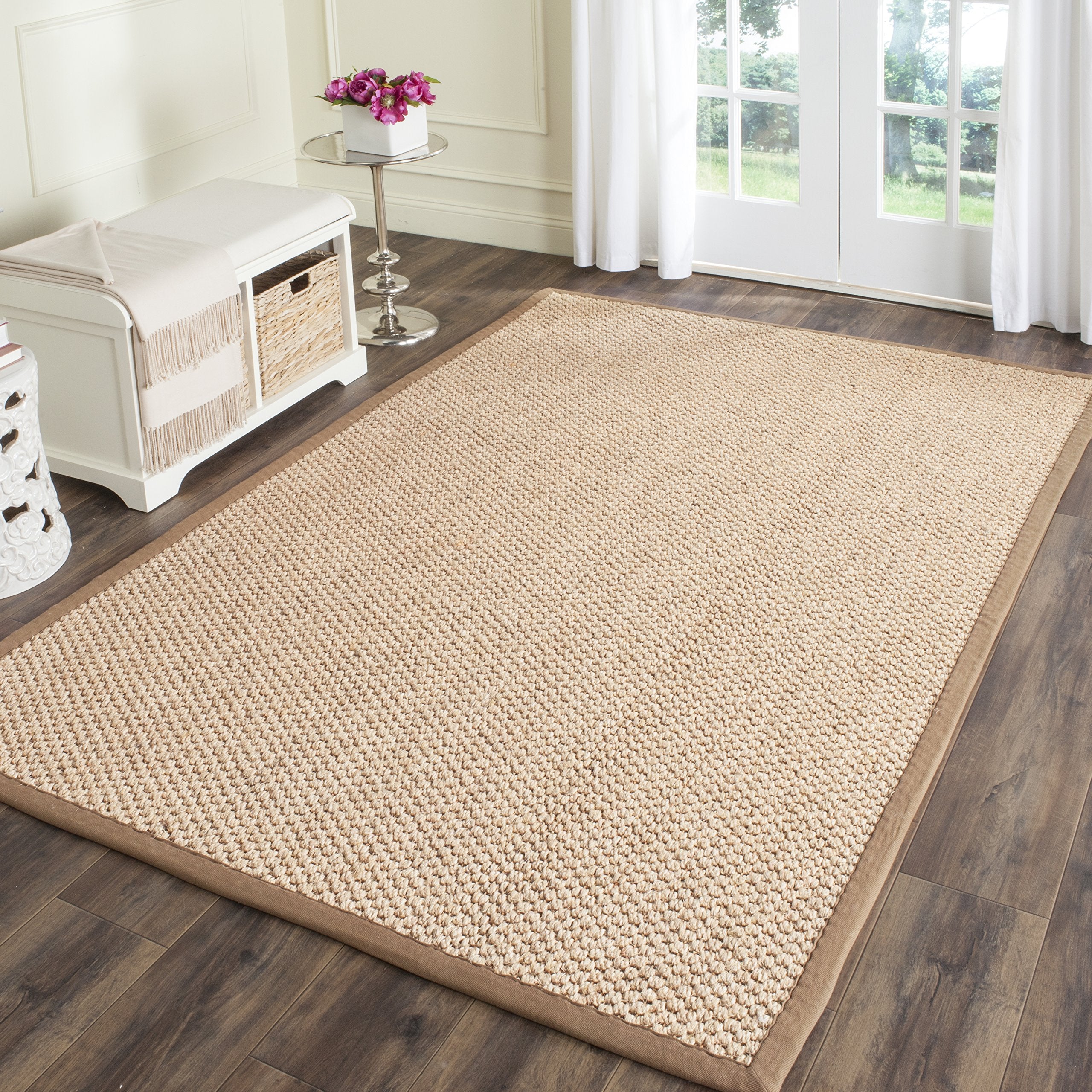 SAFAVIEH Natural Fiber Collection Accent Rug - 2 x 3, Natural, Sisal Design, Easy Care, Ideal for High Traffic Areas in Entryw