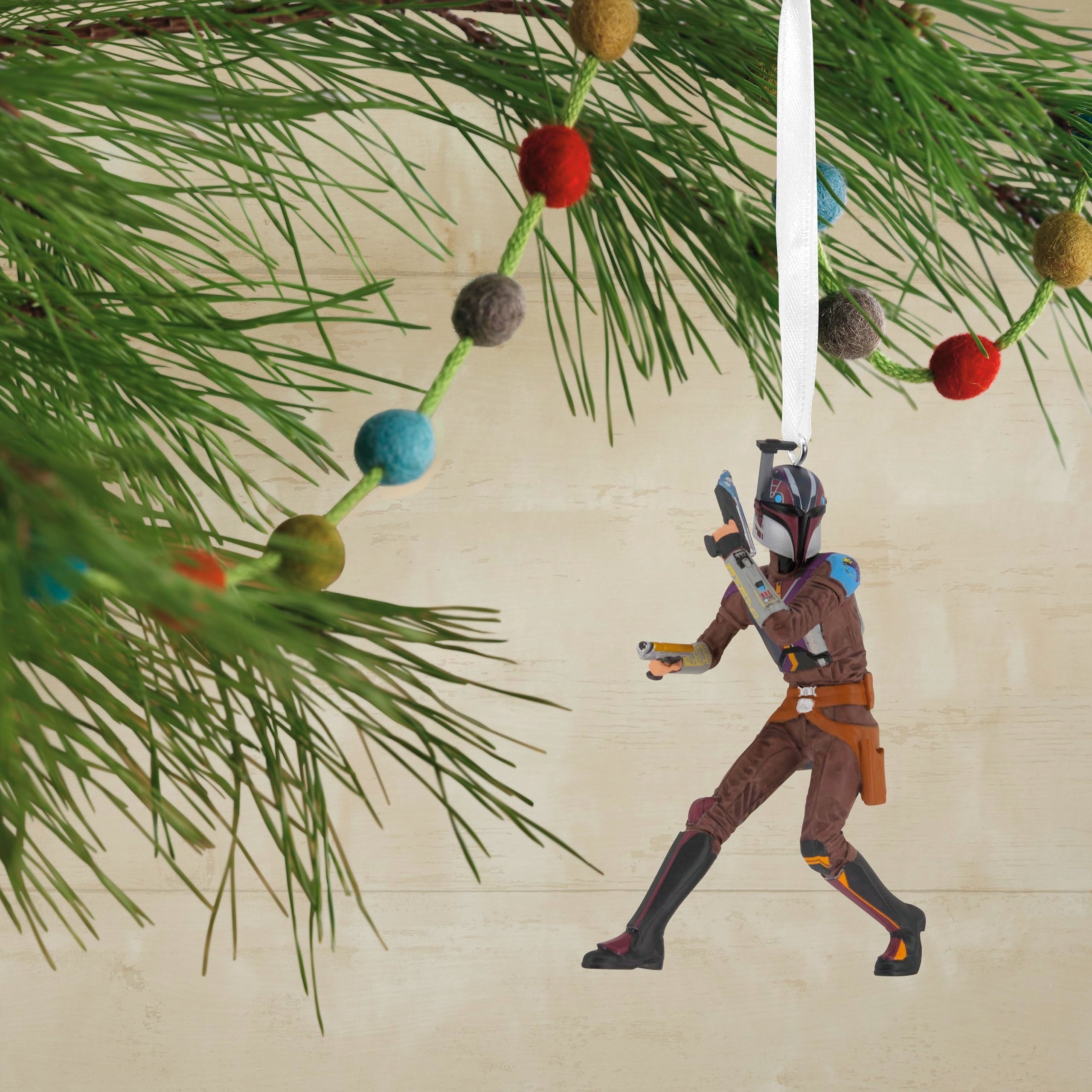 Hallmark Star Wars Ahsoka Sabine Wren Christmas Ornament - Resin, Sparrow Color, Model 0003HCM2165