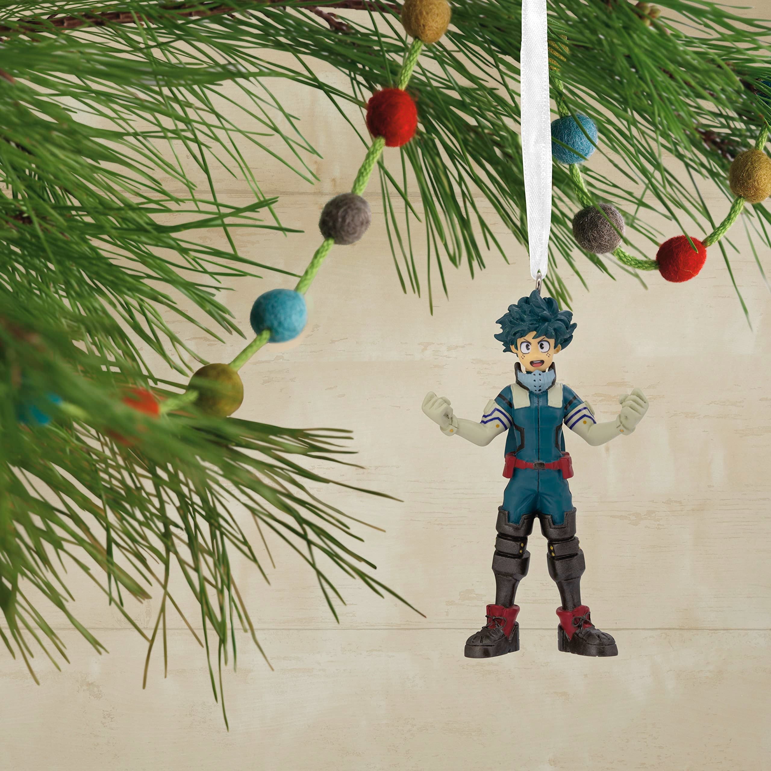 Hallmark My Hero Academia Christmas Ornament - Izuku Midoriya - Resin - Deku Color - Model 0003HCM2203
