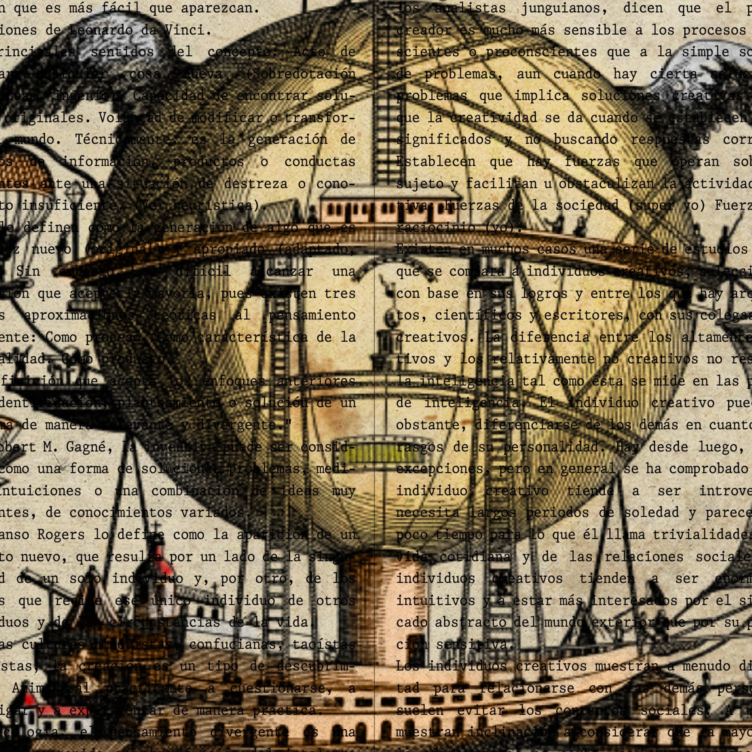 Nacnic Prints Noah'S Ark, Definition Of Creativity, Hot Air Balloon - Set Of 1 - Unframed 8X11 Inch Size - 250G Paper - Beautifu