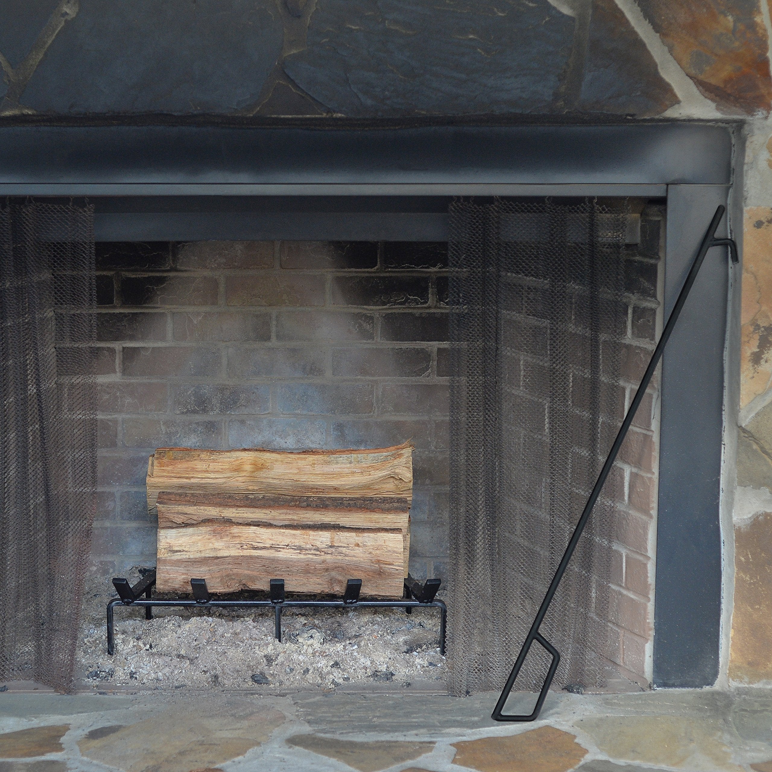 Steelfreak Heavy Duty Steel Fireplace Grate - Made In The Usa (27 Inch)