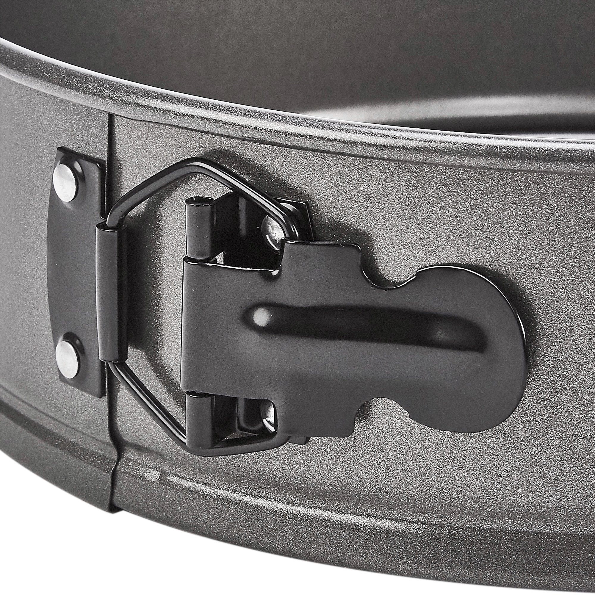 Good Cook Premium Leak-Proof 3 Piece Springform Pan Set Nonstick Bakeware, 3 Pack, Gray
