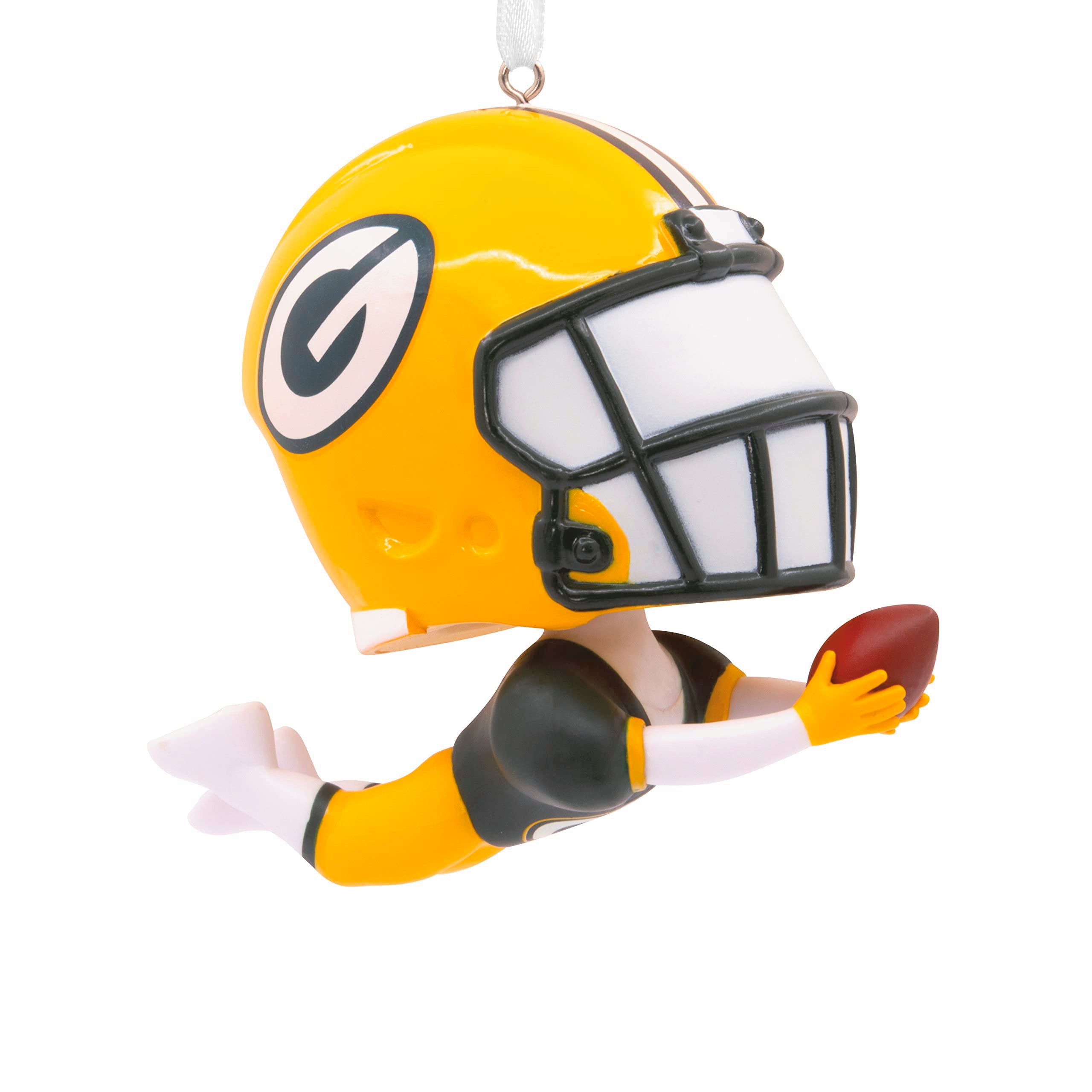 Hallmark NFL Green Bay Packers Bouncing Buddy Christmas Ornament