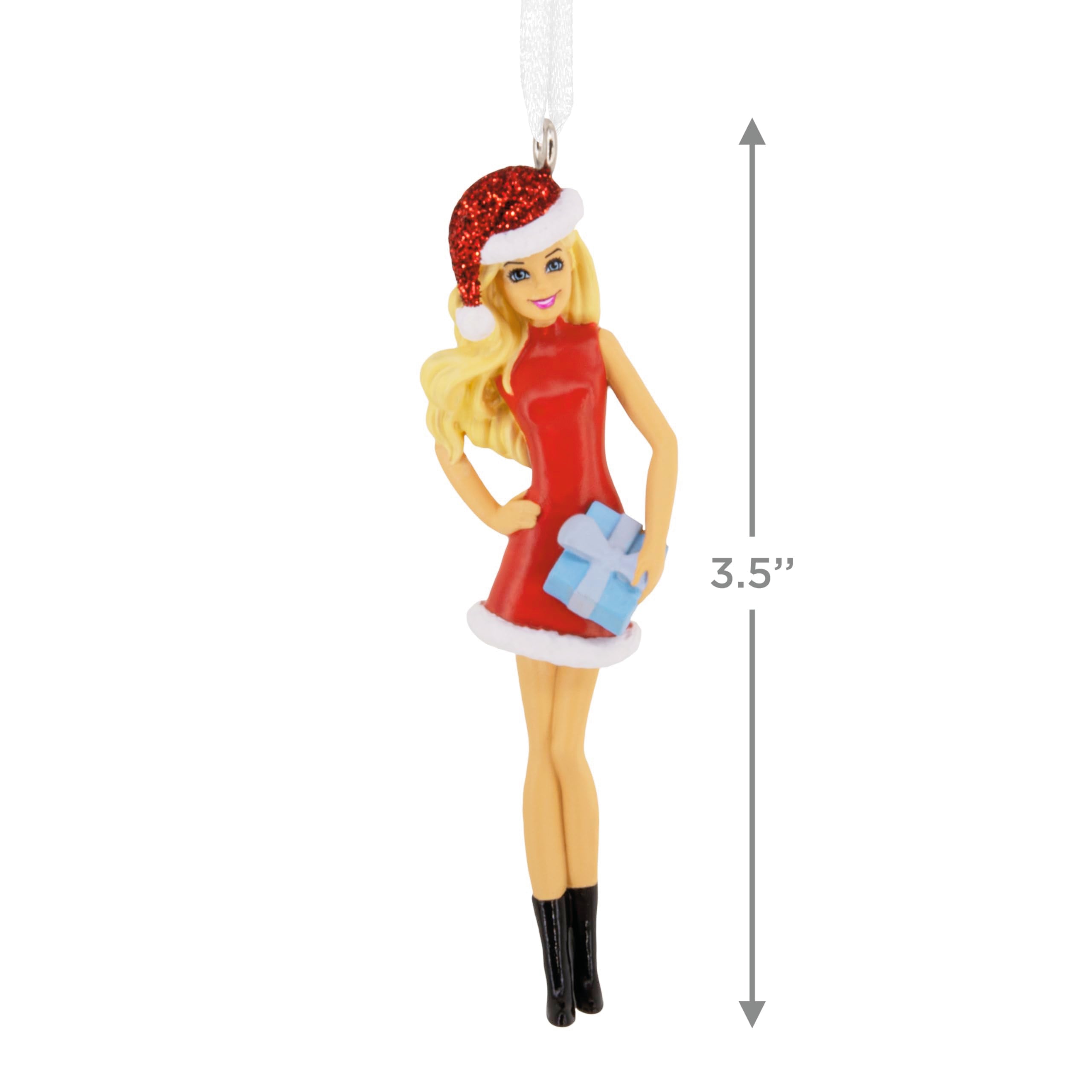 Hallmark Barbie Santa Christmas Ornament, Gifts for Barbie Fans