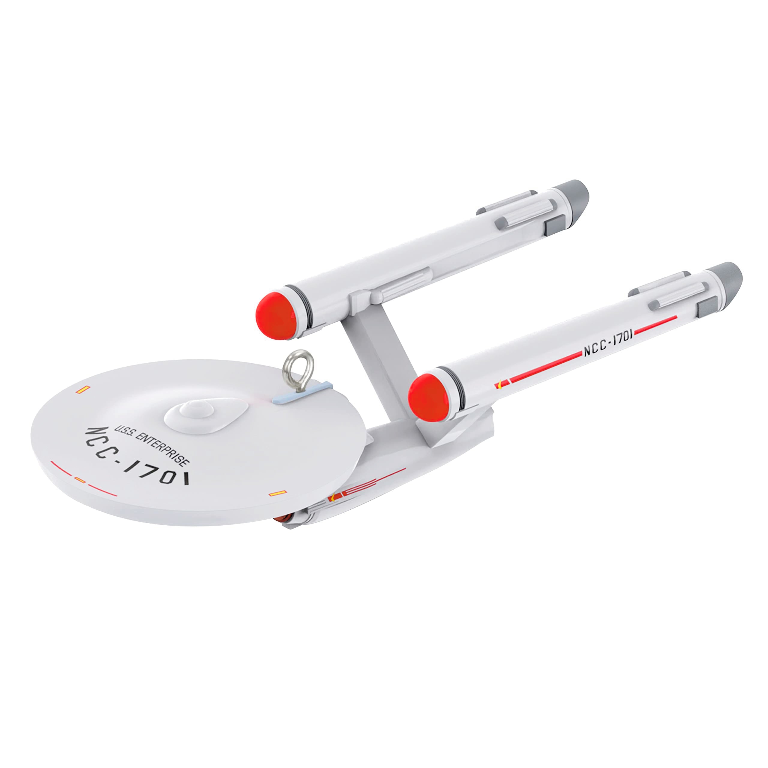Hallmark Keepsake 0.035 Miniature Christmas Ornament 2023, Star Trek U.S.S. Enterprise NCC-1701 Mini, Gifts for Trekkies