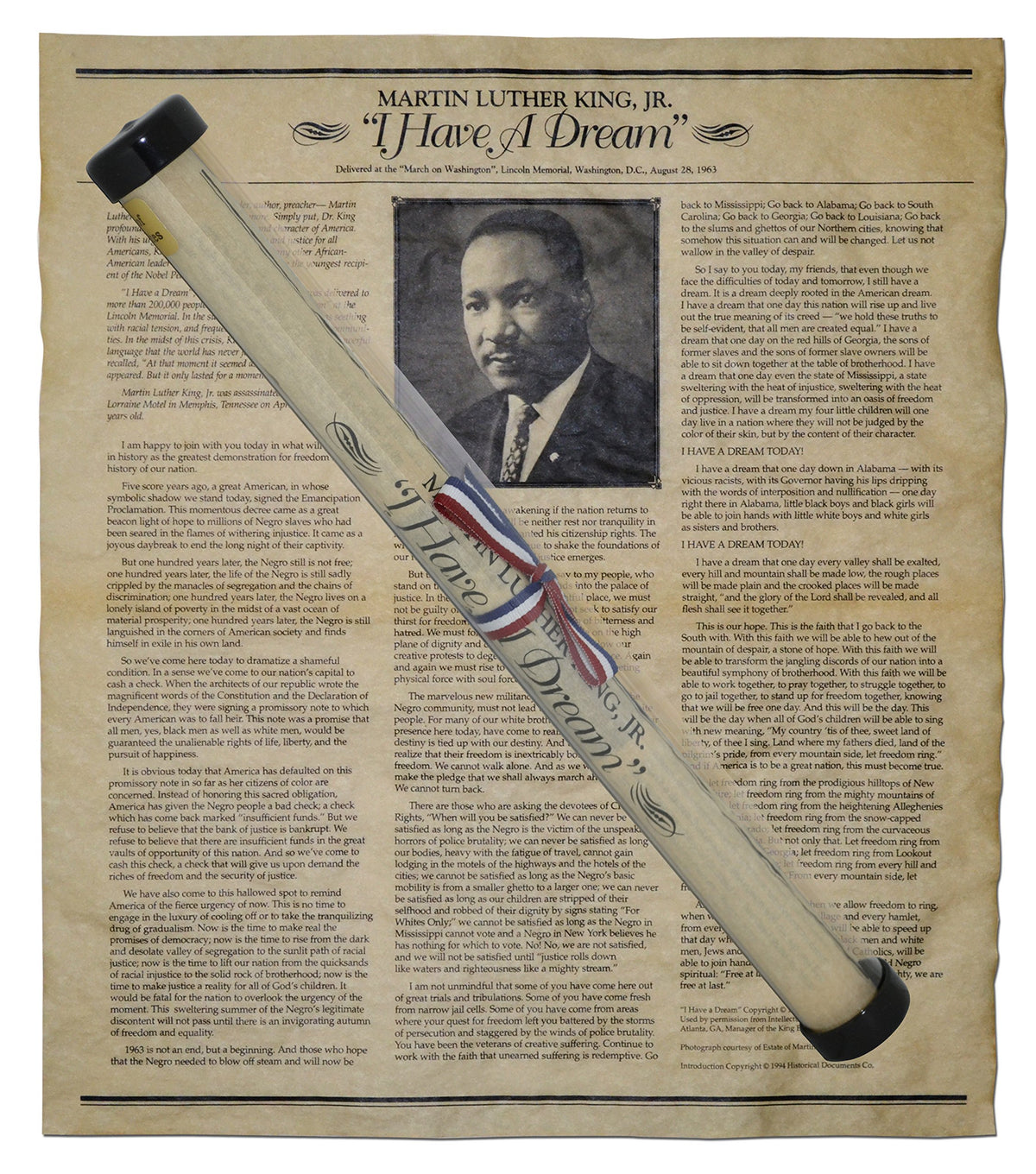 Martin Luther King, Jr., I Have A Dream'' Speech. 14 X 16