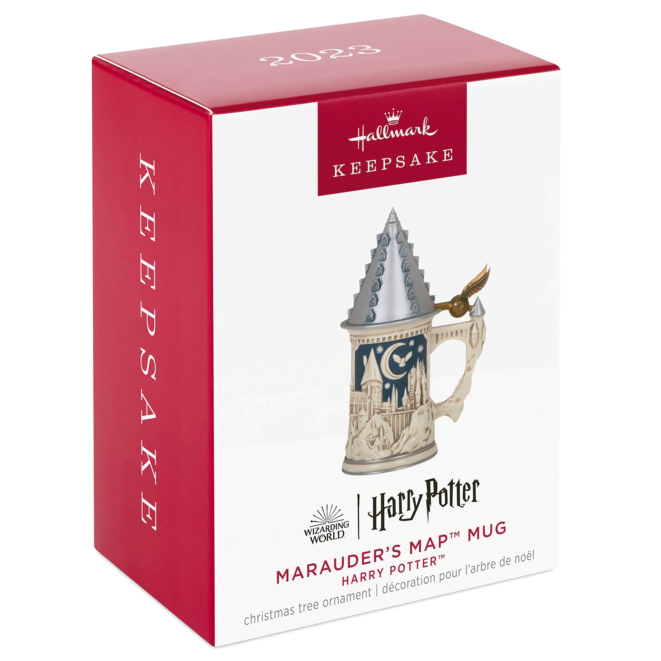 Hallmark Keepsake Christmas Ornament 2023, Harry Potter Marauder s Map Mug Ornament, Gifts for Harry Potter Fans