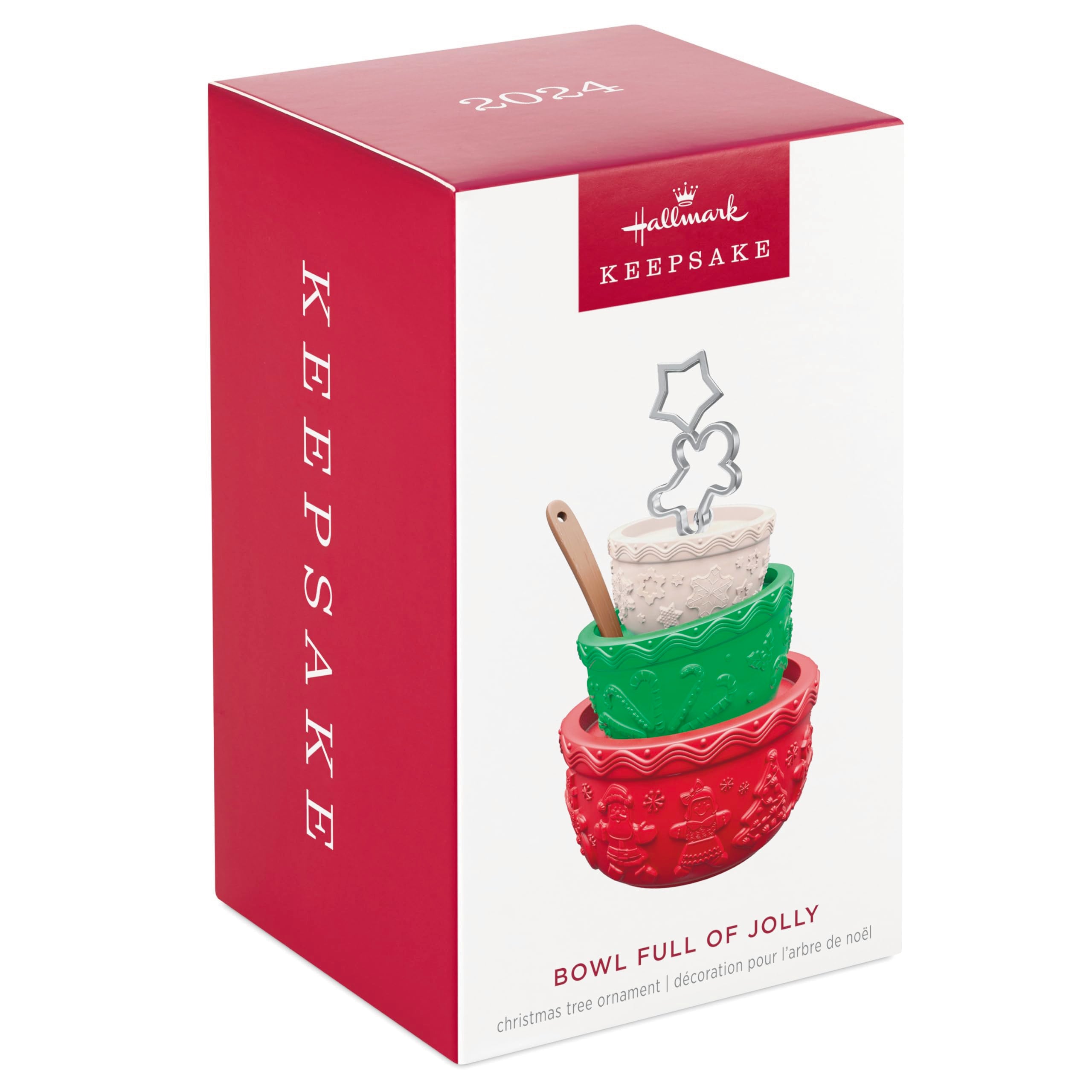 Hallmark Keepsake Christmas Ornament 2024, Bowl Full of Jolly, Gifts for Bakers