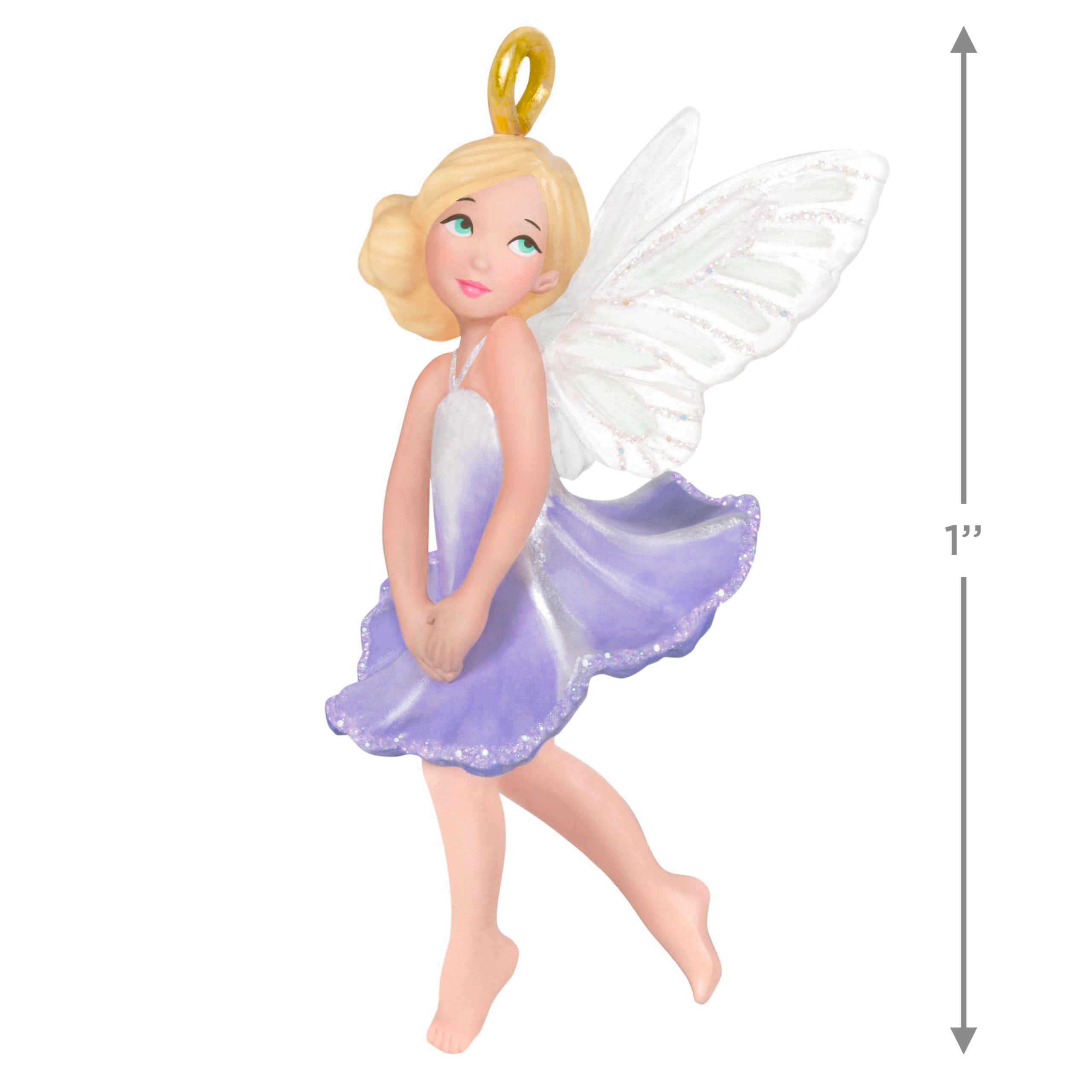Hallmark Keepsake 1 Mini Christmas Ornament 2025, Morning Glory Fairy, Gifts for Friends and Family