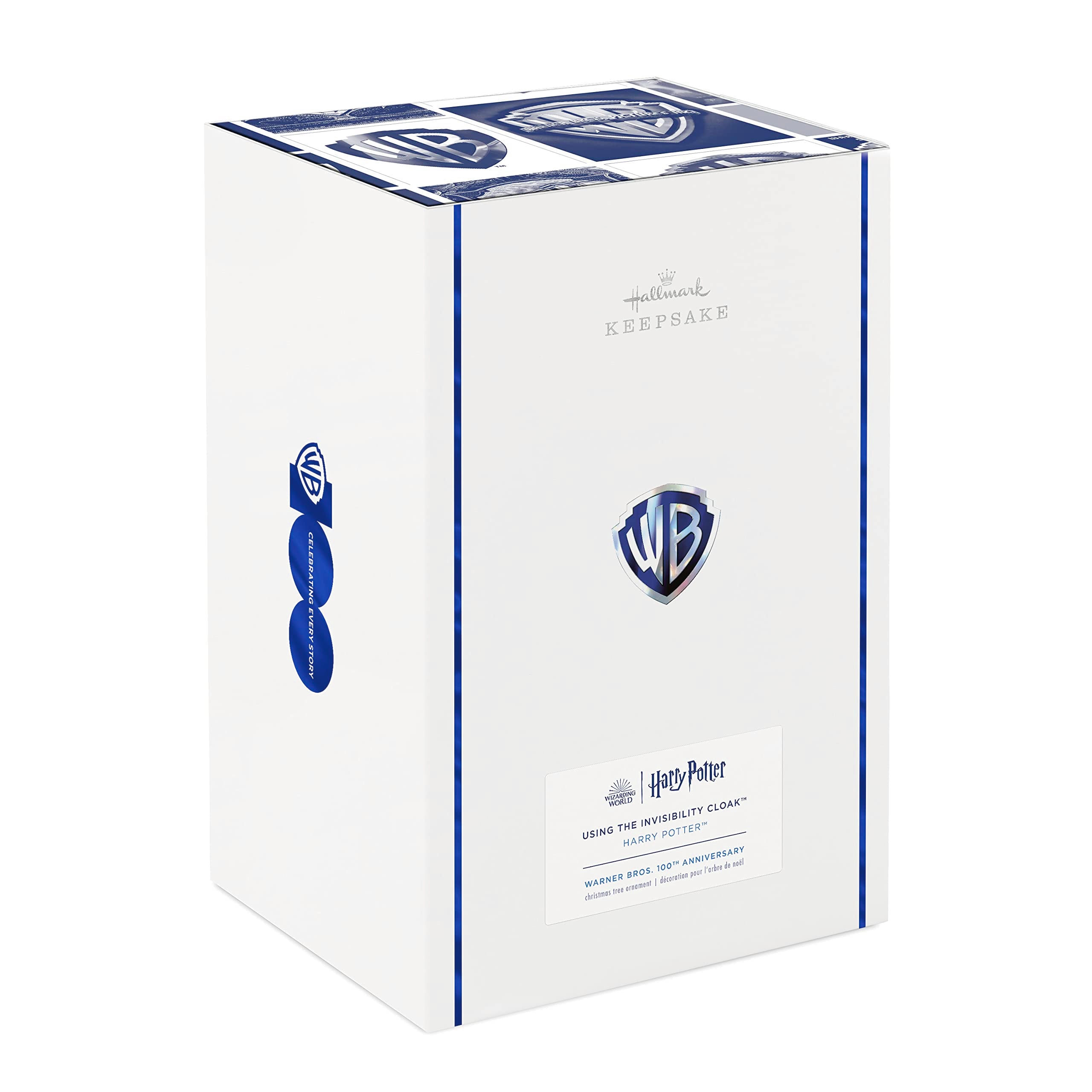 Hallmark Keepsake Christmas Ornament 2023, Harry Potter Using the Invisibility Cloak, Glass Harry Potter Gifts