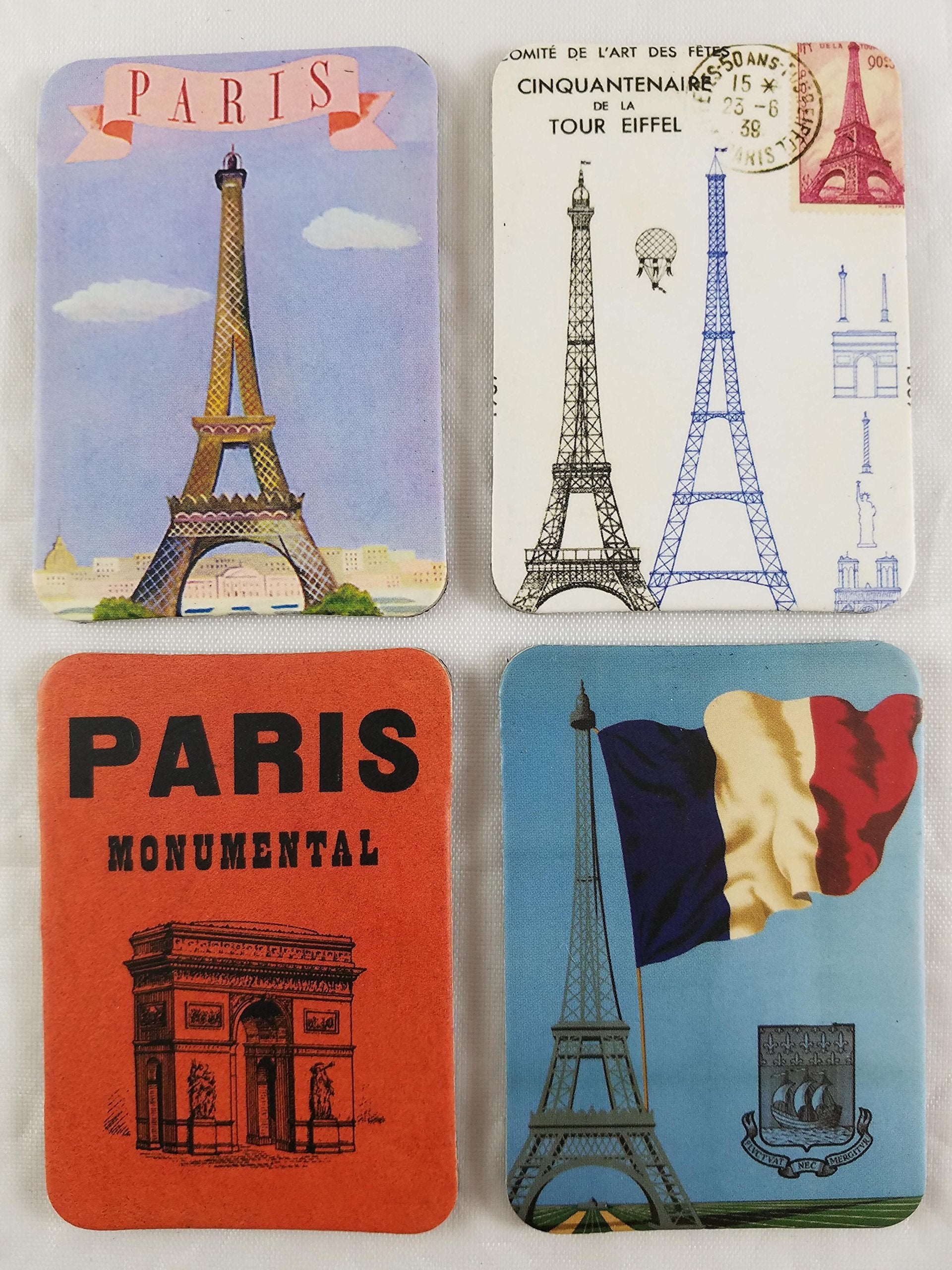 Refrigerator Magnets Set Of 24 Paris Eiffel Tower Souvenirs Magnetic Fridge Magnet Home Decoration Accessories Arts Paste Crafts