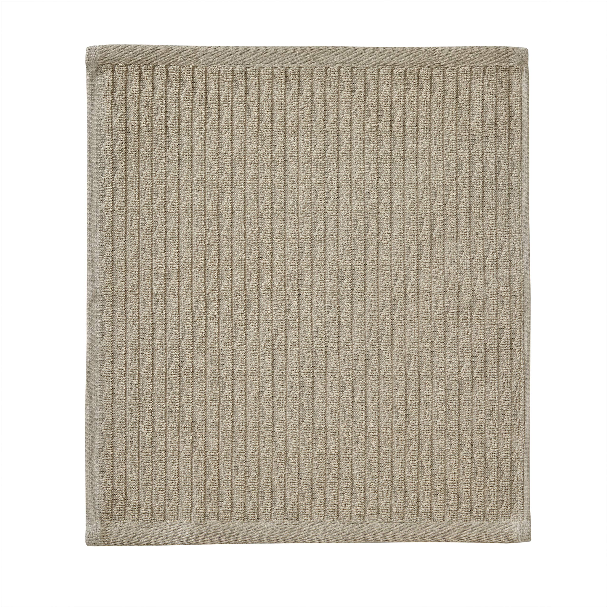 Skl Home Longborough Washcloth (4-Pack), Tan