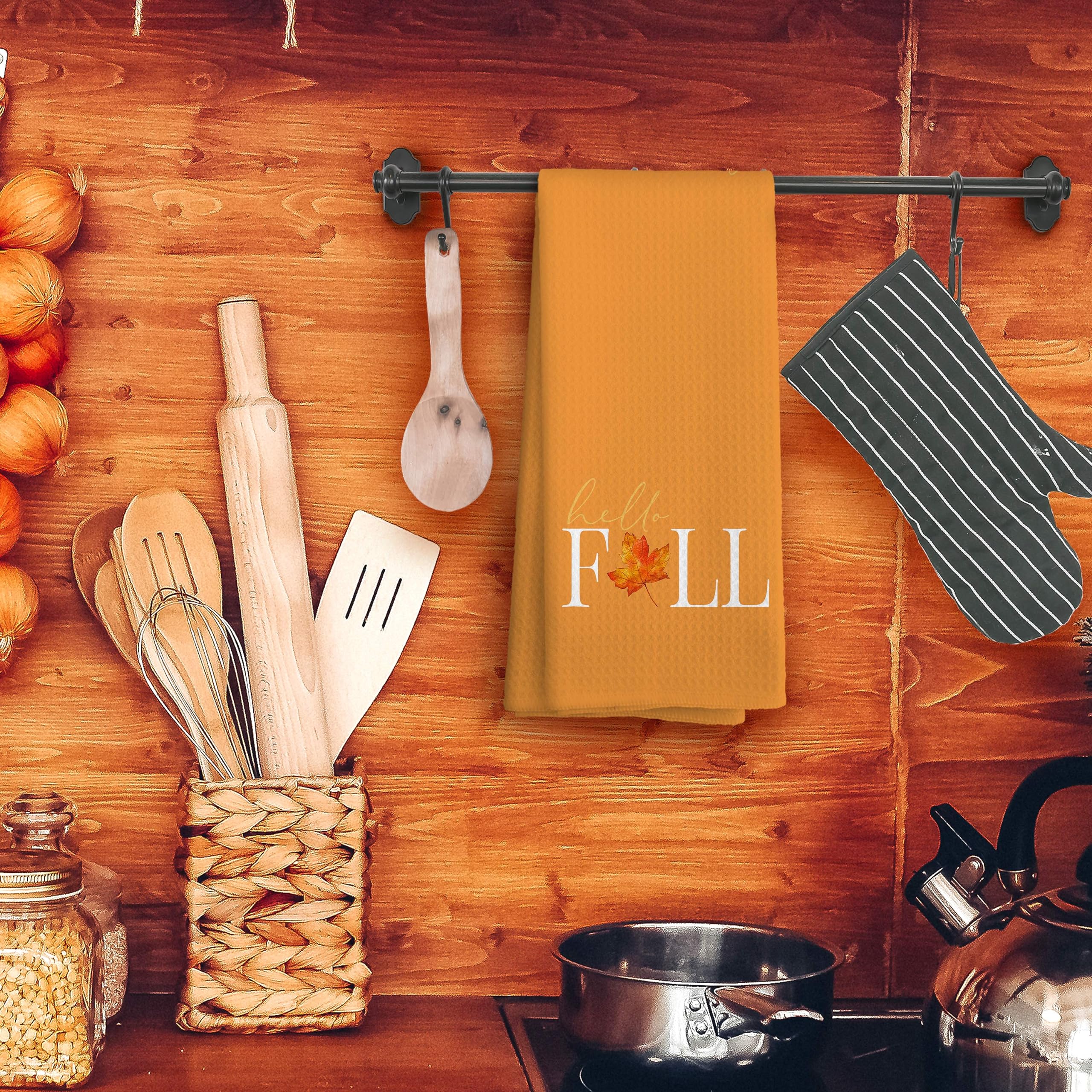 Voatok Fall Hand Towels, Fall Bathroom Towels, Fall Decorations For Home, Fall Kitchen Towels, Fall Hand Towels For Bathroom Kit