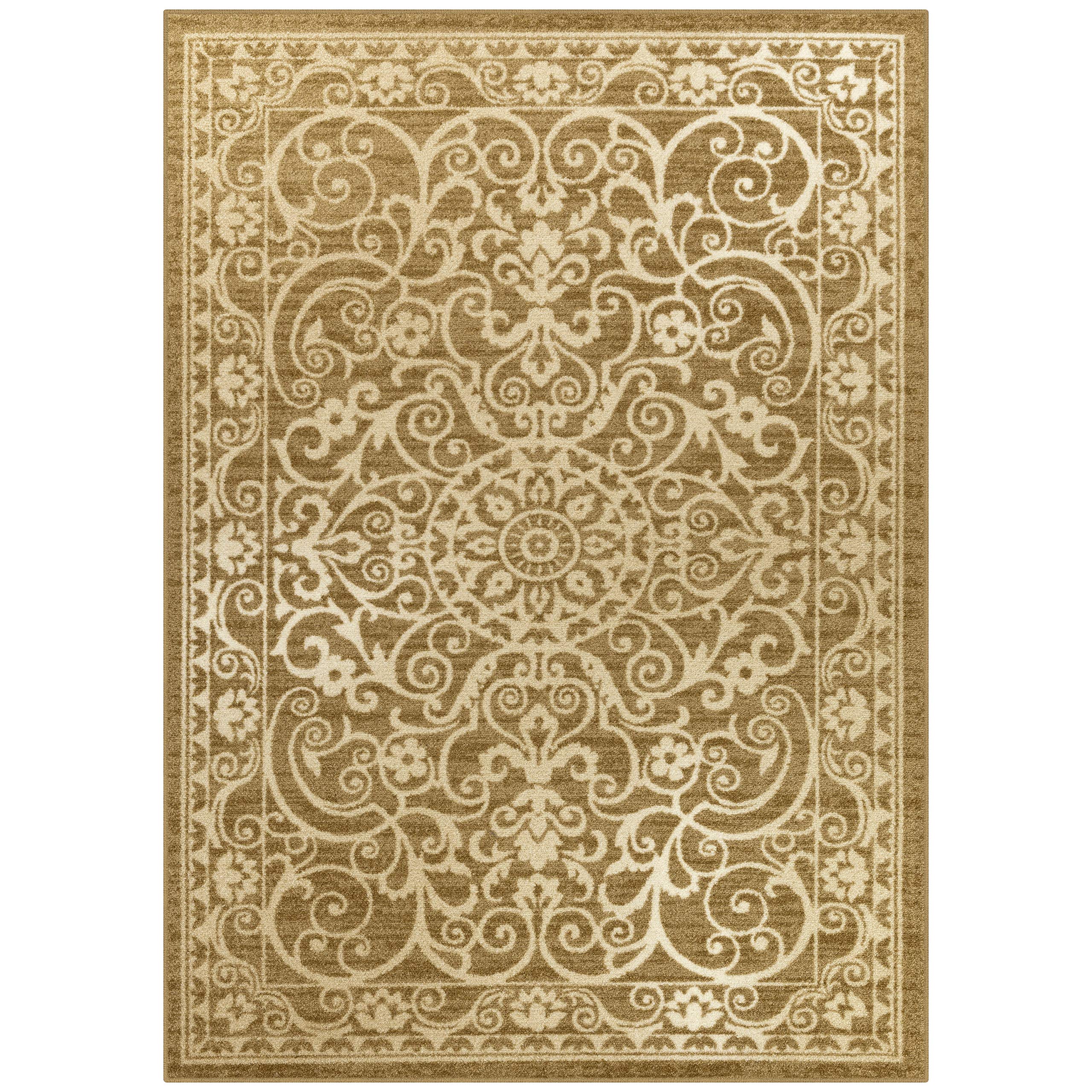 Maples Rugs Pelham Transitional Area Rugs - Made in USA - Low Pile, Non Slip, Pet-Friendly Large Mat for Bedroom, Office, Living