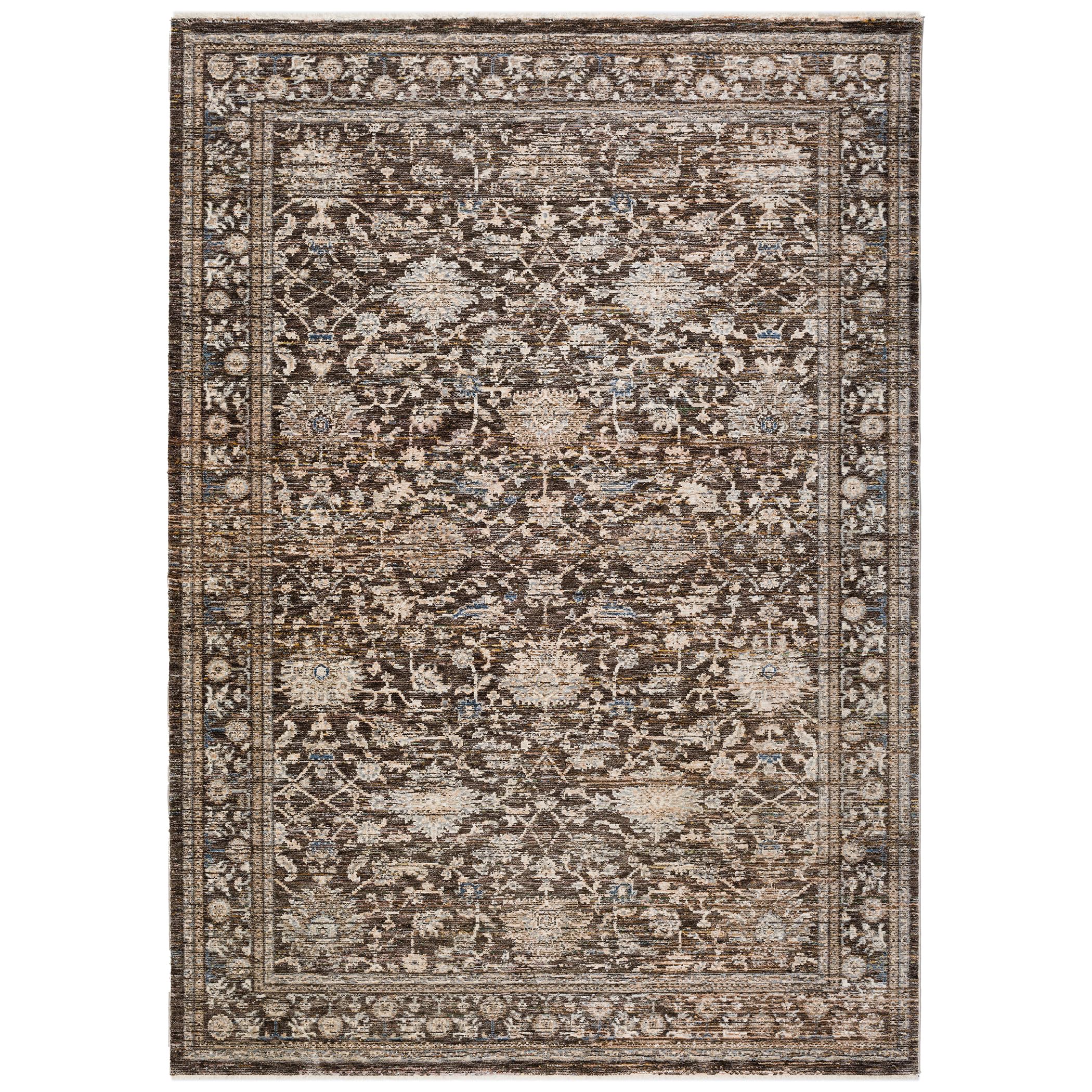 Dalyn Rugs Yarra YA1 Brown 710 x 10 Rectangle Soft Area Rug, Easy Clean, Non Shedding, Bedroom, Entry, Living Room, Dining Roo