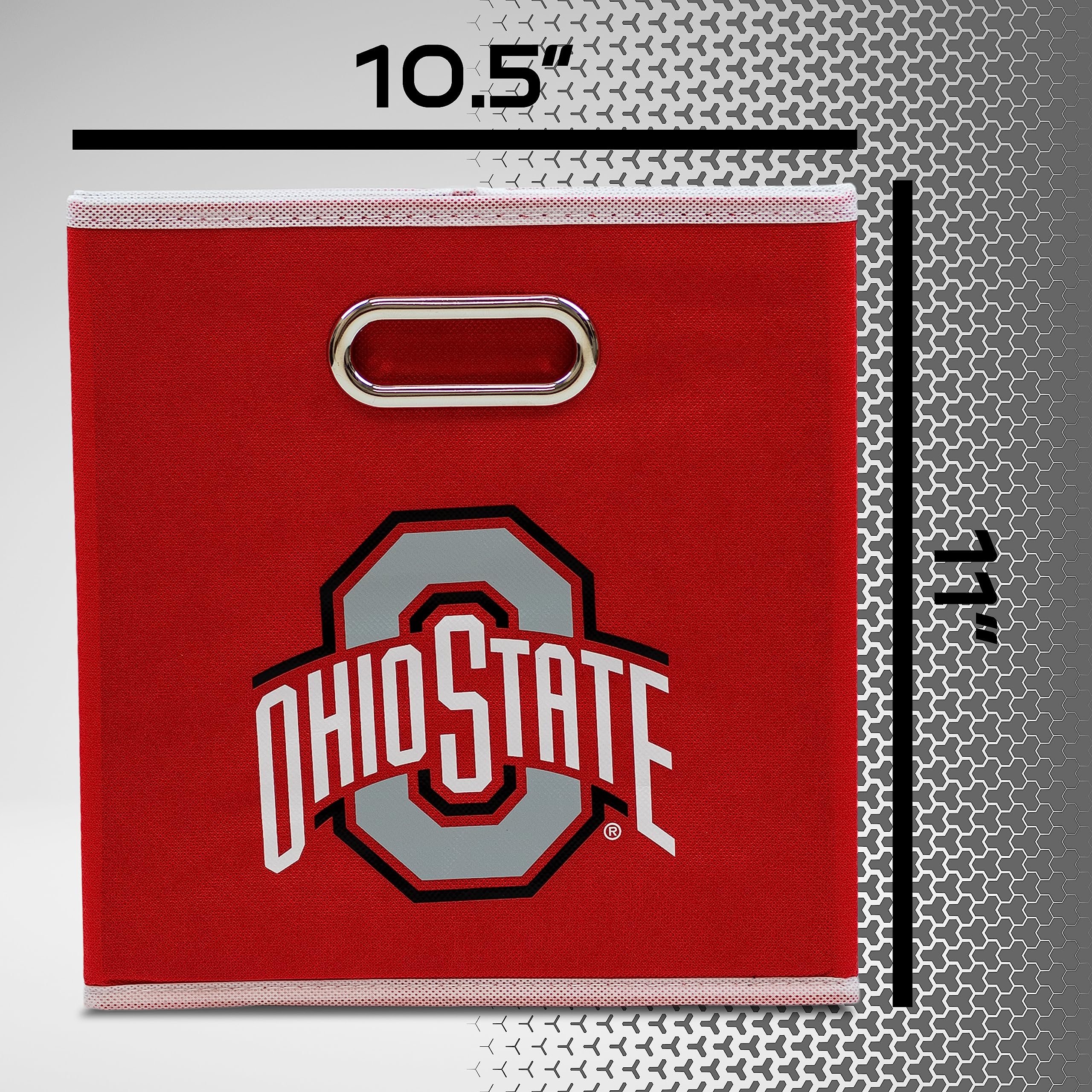 Franklin Sports Unisex Franklin Sports Ncaa Ohio State Buckeyes Storage Bin, Team Specific, One Size Us