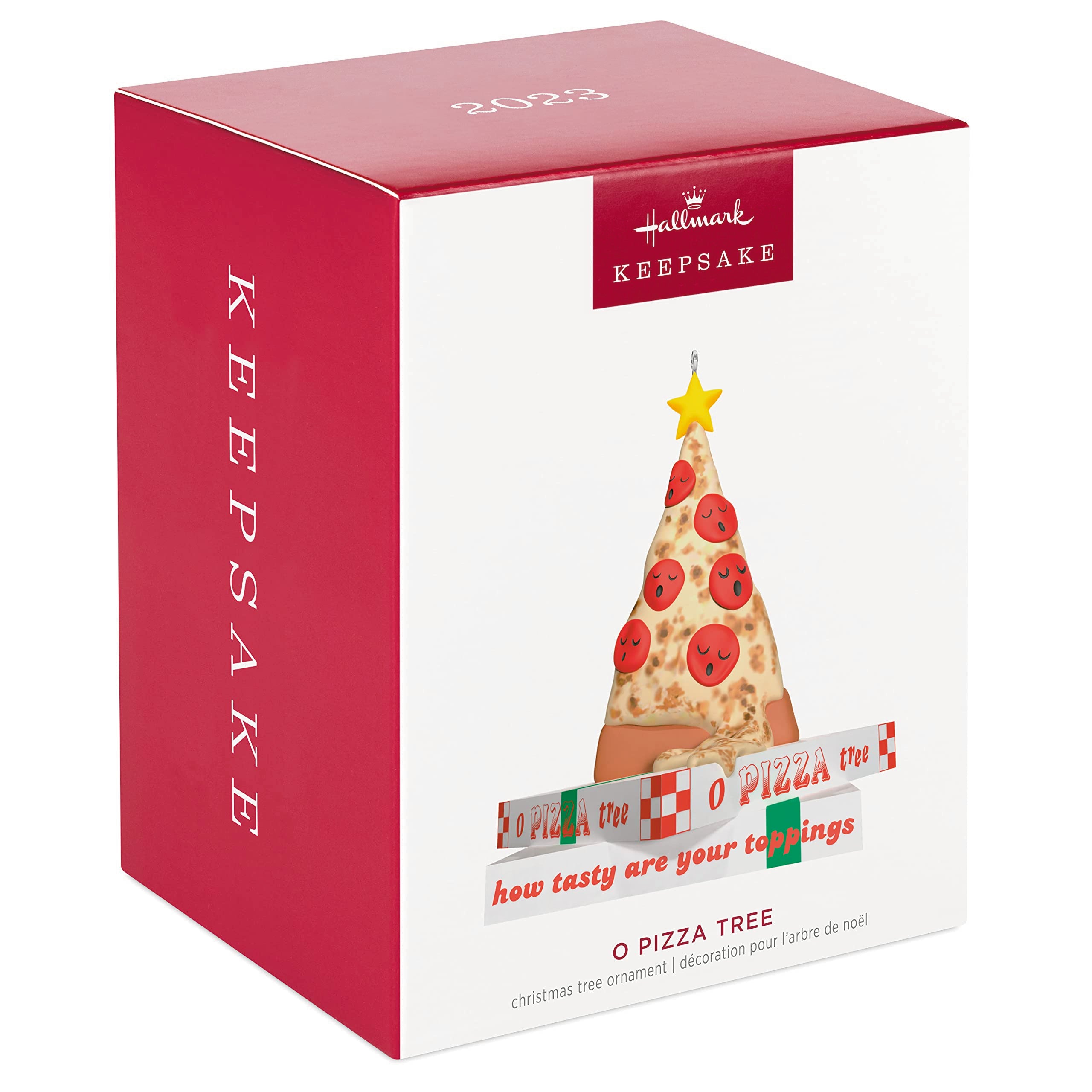 Hallmark Keepsake Christmas Ornament 2023, O Pizza Tree, Funny Ornament, Food Gifts