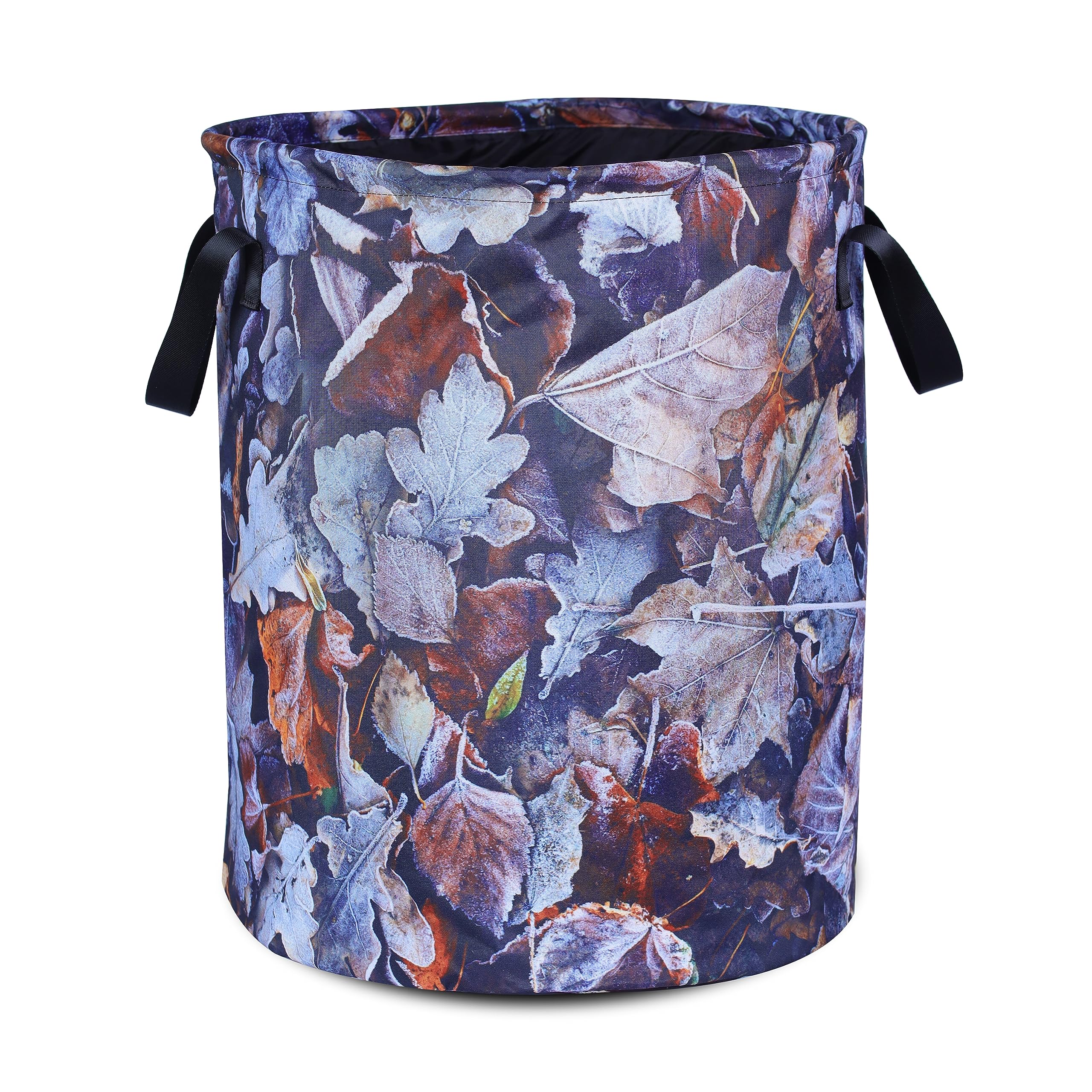 Color Leaf Laundry Basket Camo Maple Leaf Foldable Oxford Cloth Funny Tote Bag Laundry Hamper Clothes Storage Bucket Organizer F
