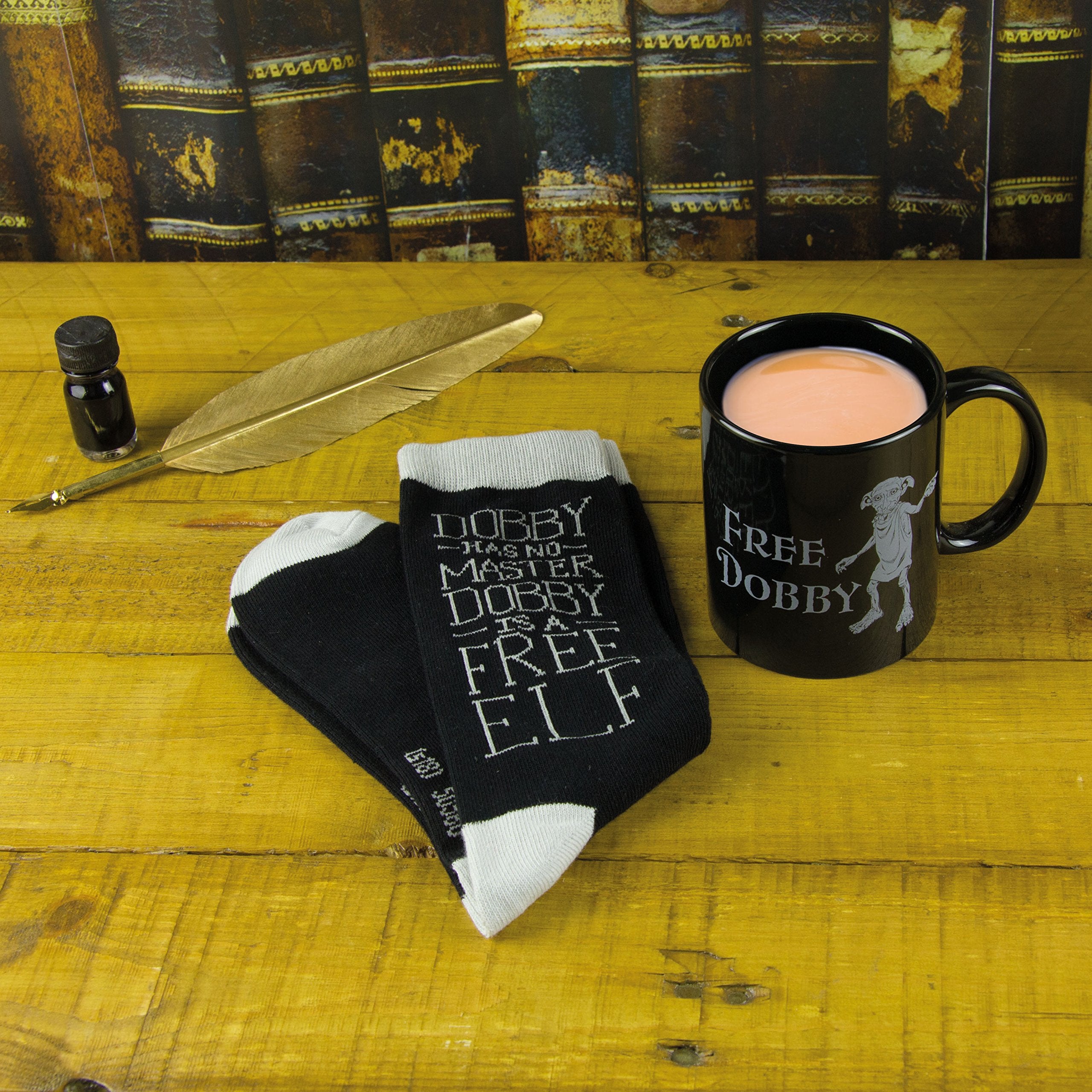 Paladone Harry Potter Free Dobby Ceramic Coffee Mug & Sock Set