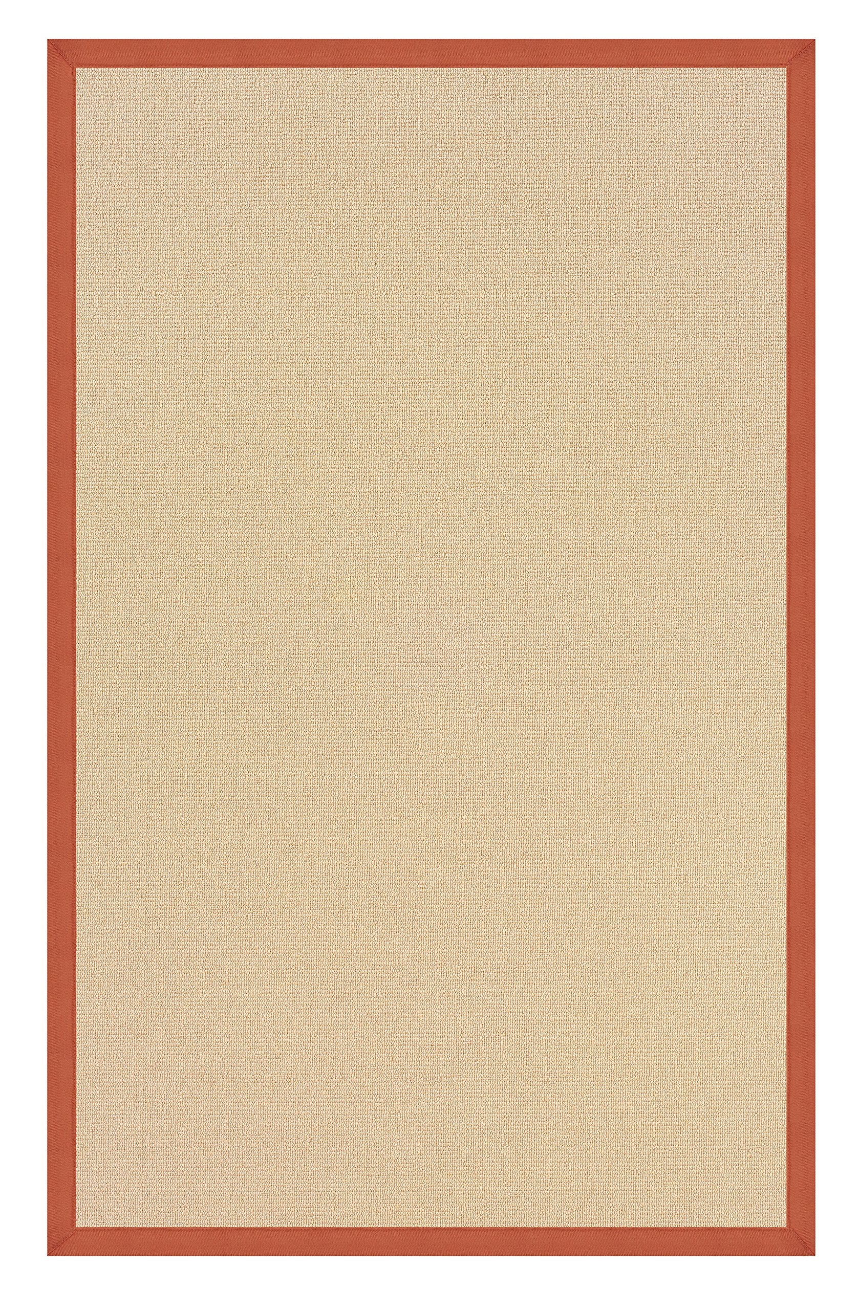 Athena Natural & Burnt Orange 4x6, Rug