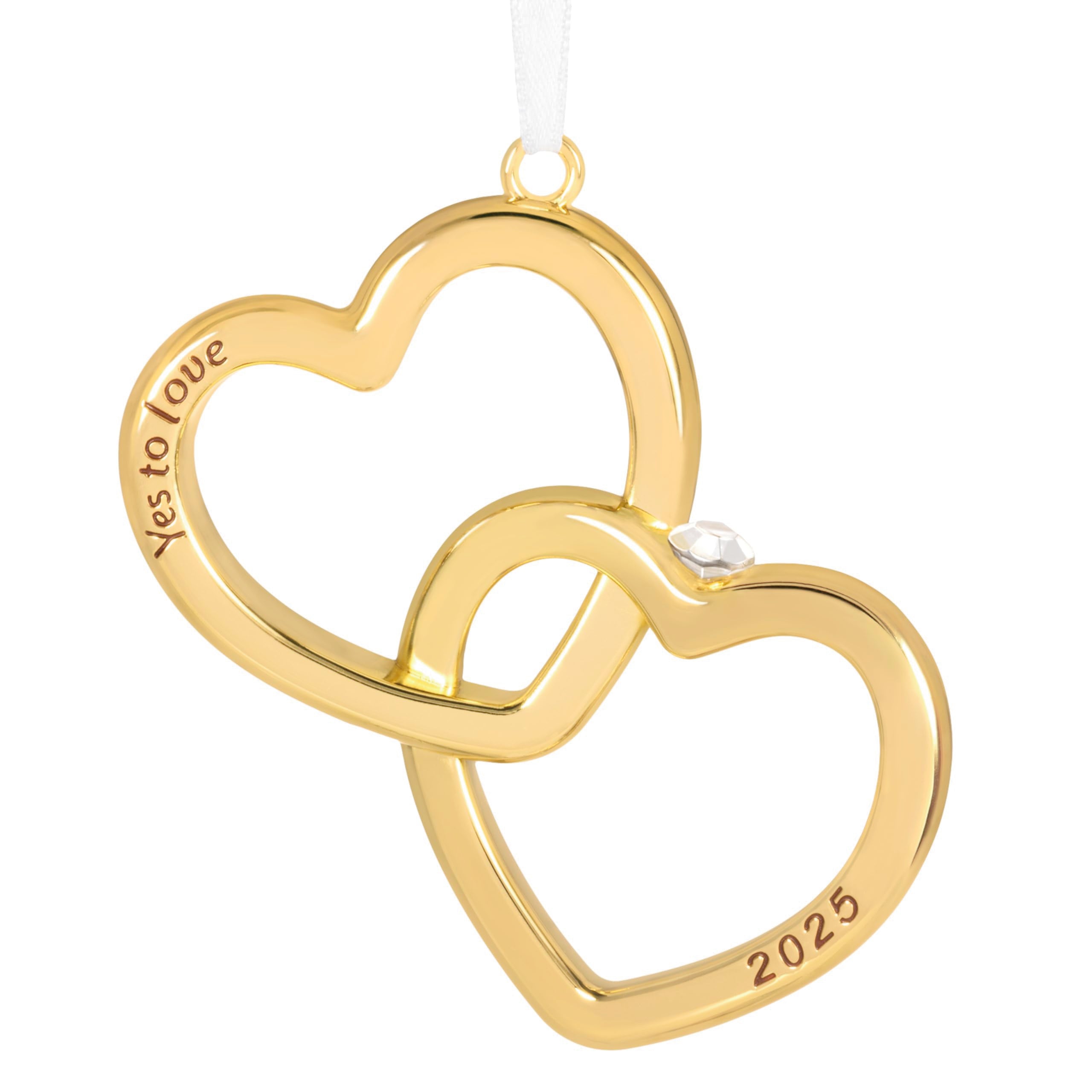 Hallmark Keepsake Christmas Ornament 2025, Our Engagement 2025, Metal, Engagement Gifts