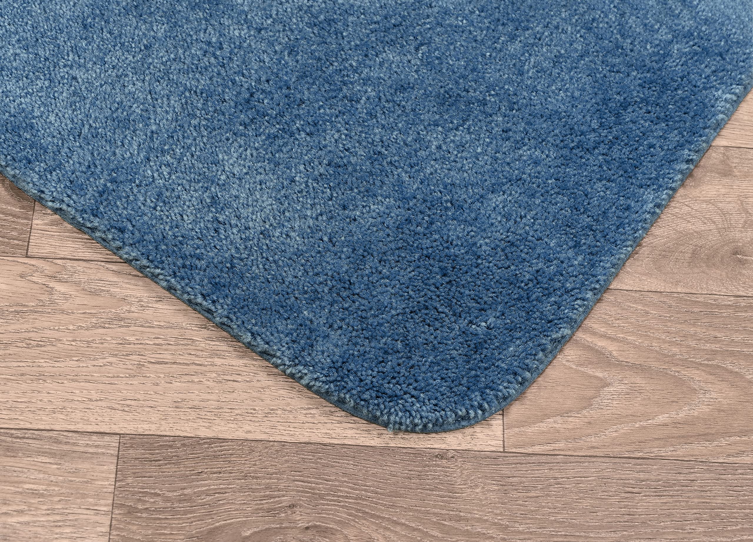 Garland Rug Traditional Bath Rug Set, 2-Piece Set, Basin Blue