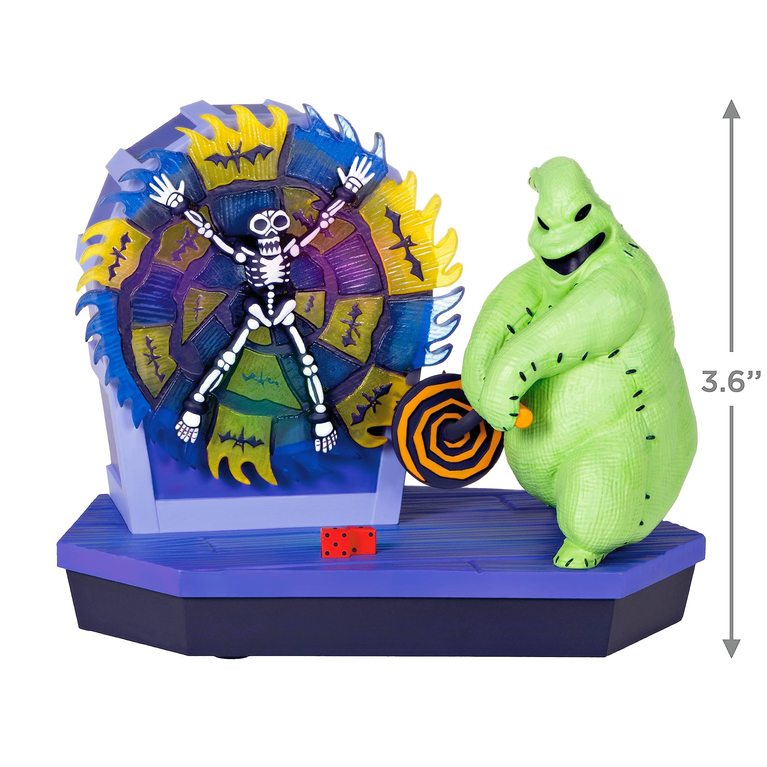 Hallmark Keepsake Christmas Ornament 2023, Disney Tim Burton s The Nightmare Before Christmas 30th Anniversary Mr. Oogie Boogie
