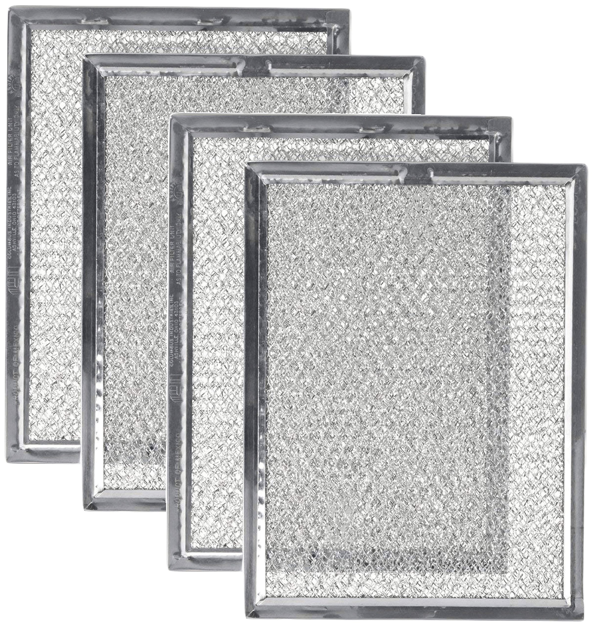 Nispira Replacement Range Hood Microwave Oven Grease Filter Compatible With Frigidaire 5303319568, 4 Filters
