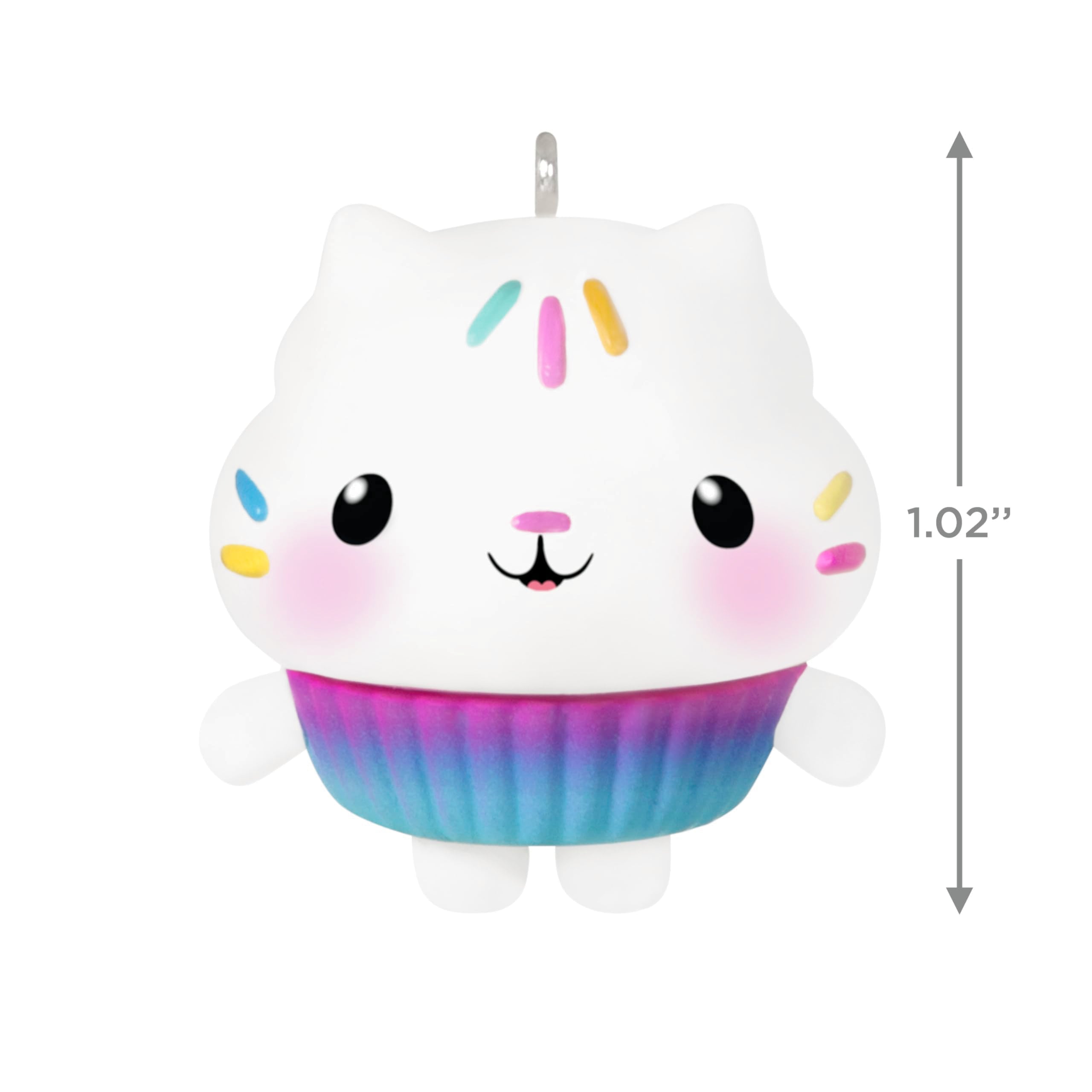 Hallmark Keepsake 1.02 Mini Christmas Ornament 2024, Gabby s Dollhouse Cakey Cat, Gifts for Kids